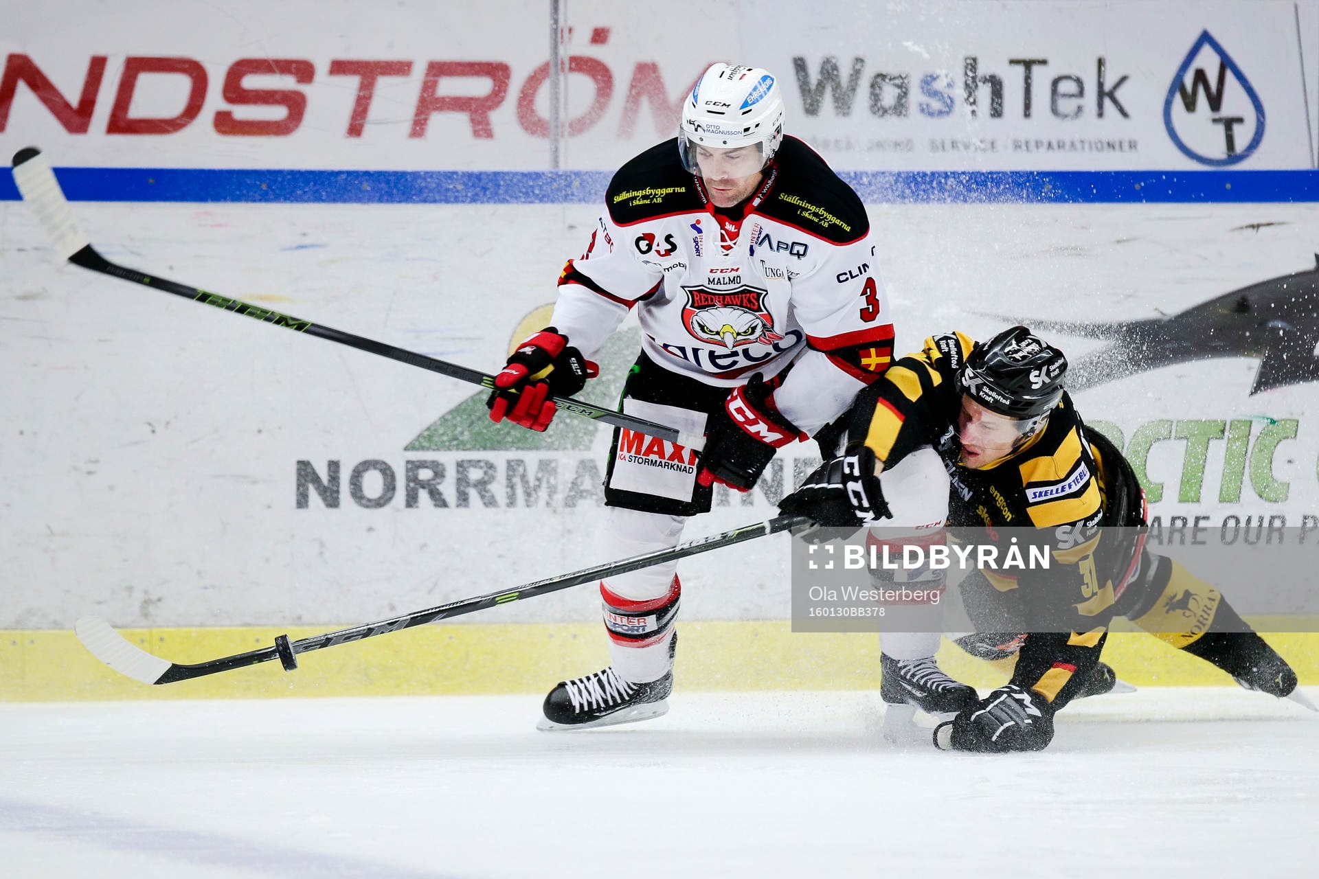 Malmö Redhawks Kent McDonell och Skellefteås John Norman