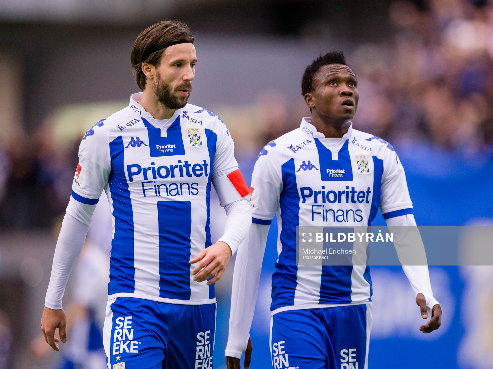 IFK Göteborgs Mattias Bjärsmyr och Prosper Kasim