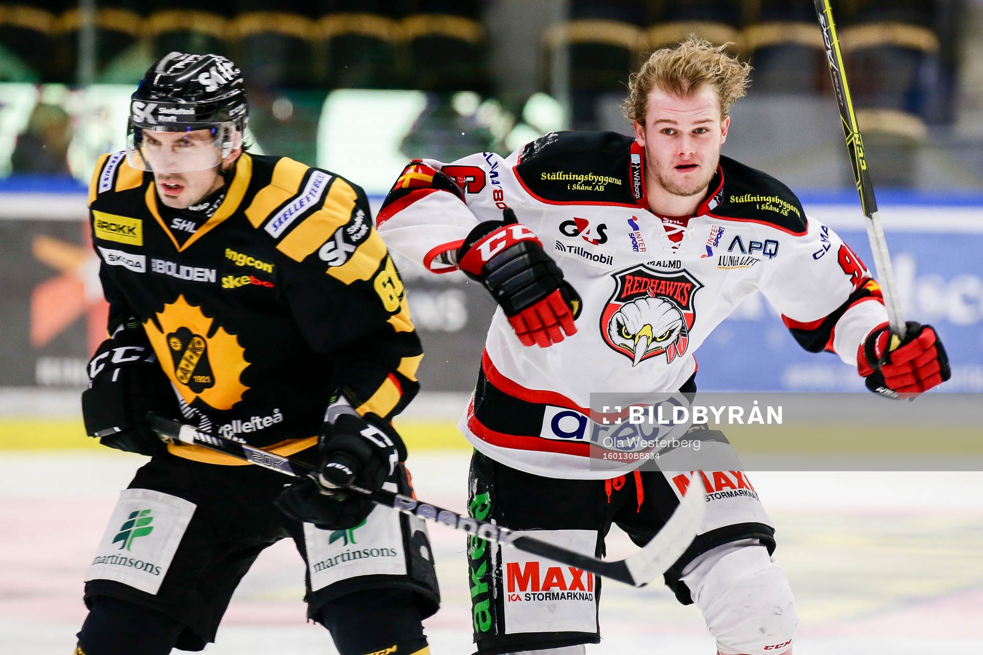Skellefteås Fredrik Lindgren och Malmö Redhawks Kim