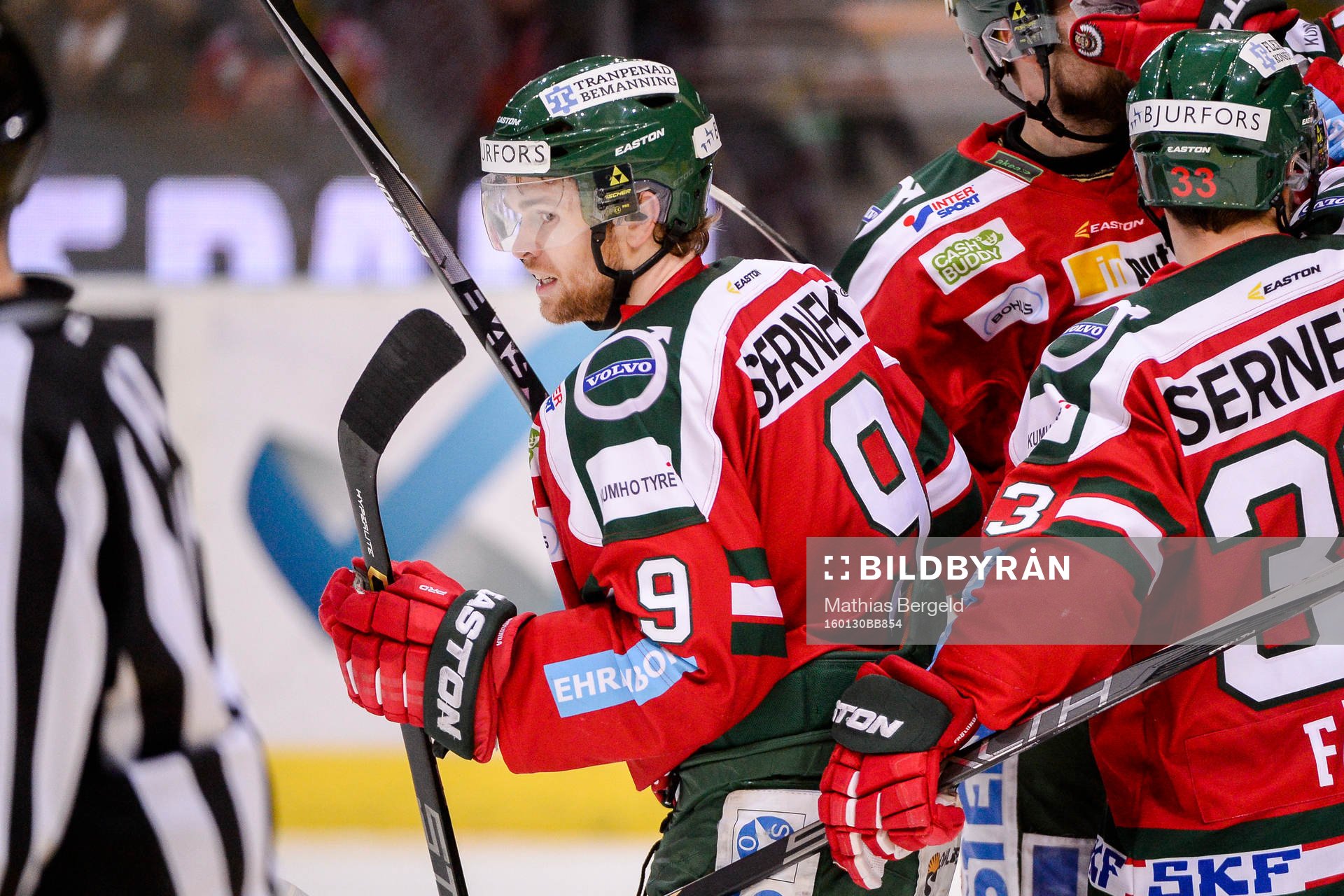 Frölundas Spencer Abbott jublar