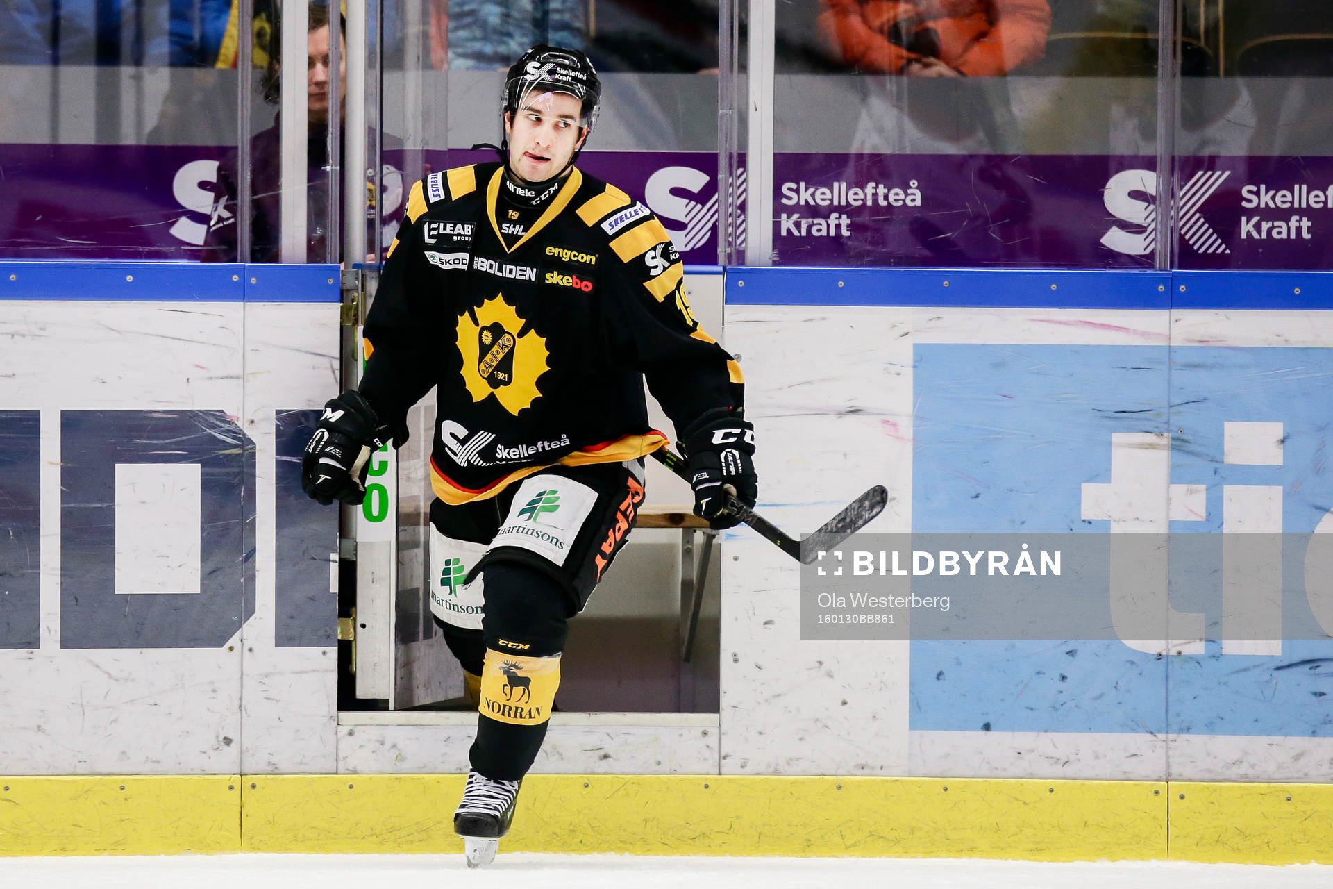 Skellefteås Andrew Calof får matchstraff