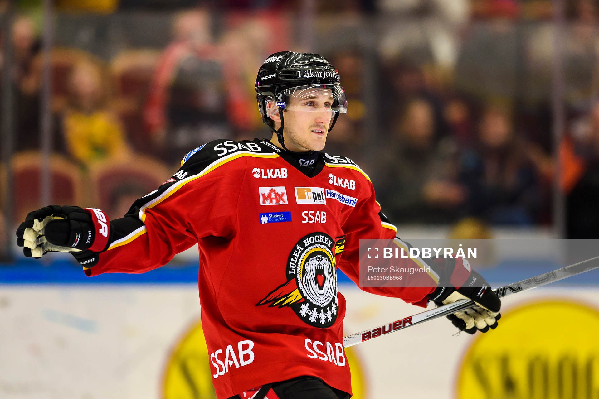 Luleås Bill Sweatt jublar