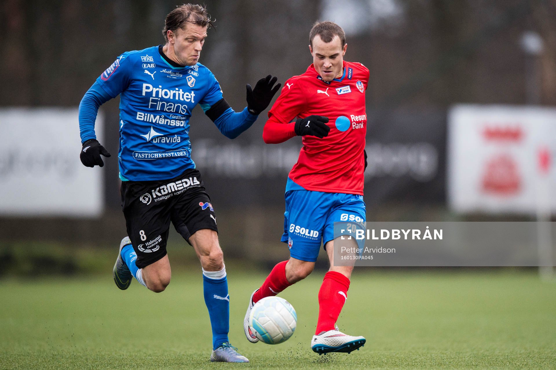 Halmstads Kristoffer Fagercrantz och Helsingborgs Calle Wede