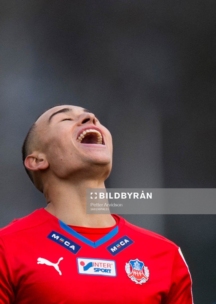 Helsingborgs Jordan Larsson deppar