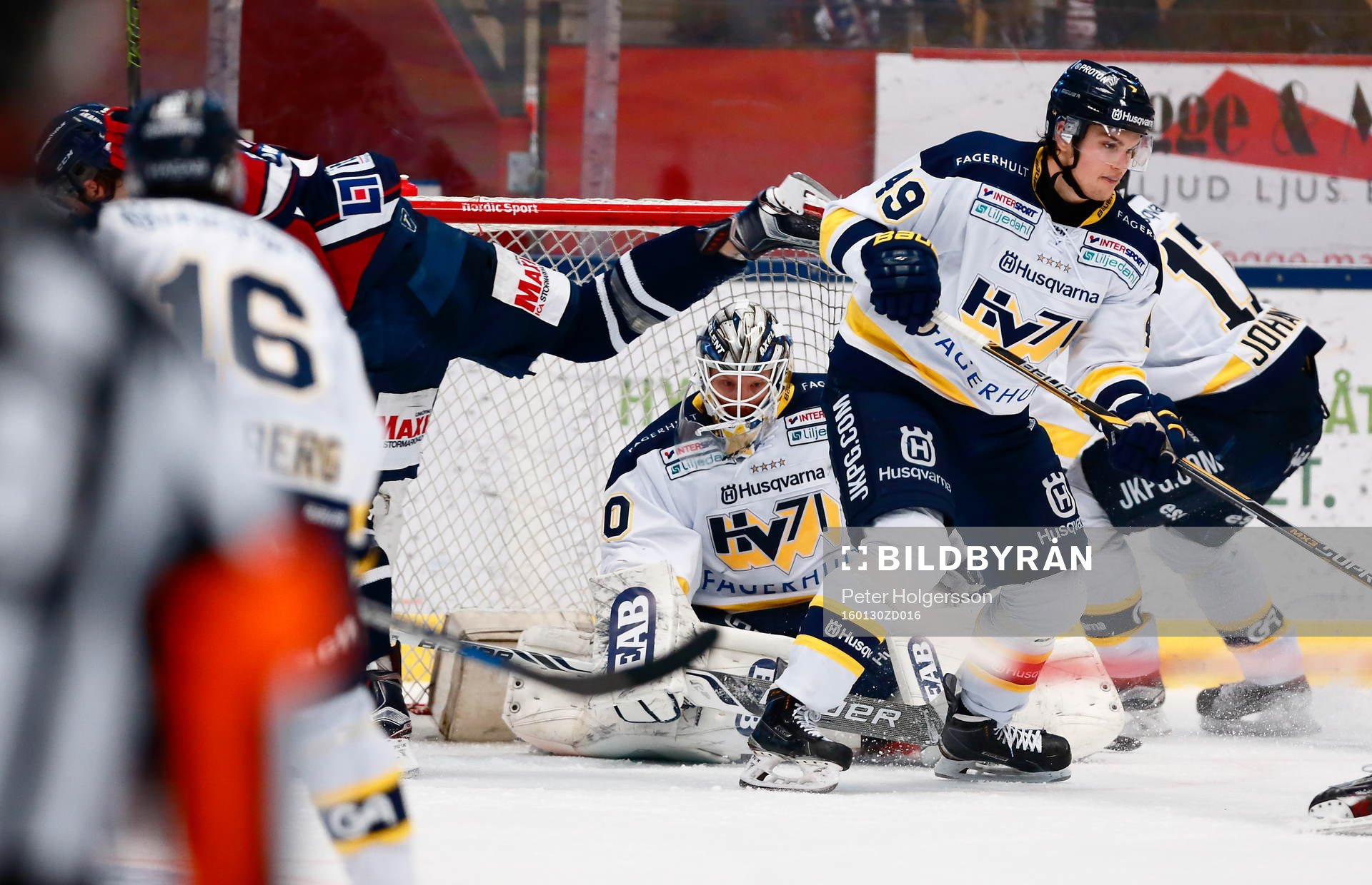 s målvakt Erik Ersberg och Axel Eidstedt
