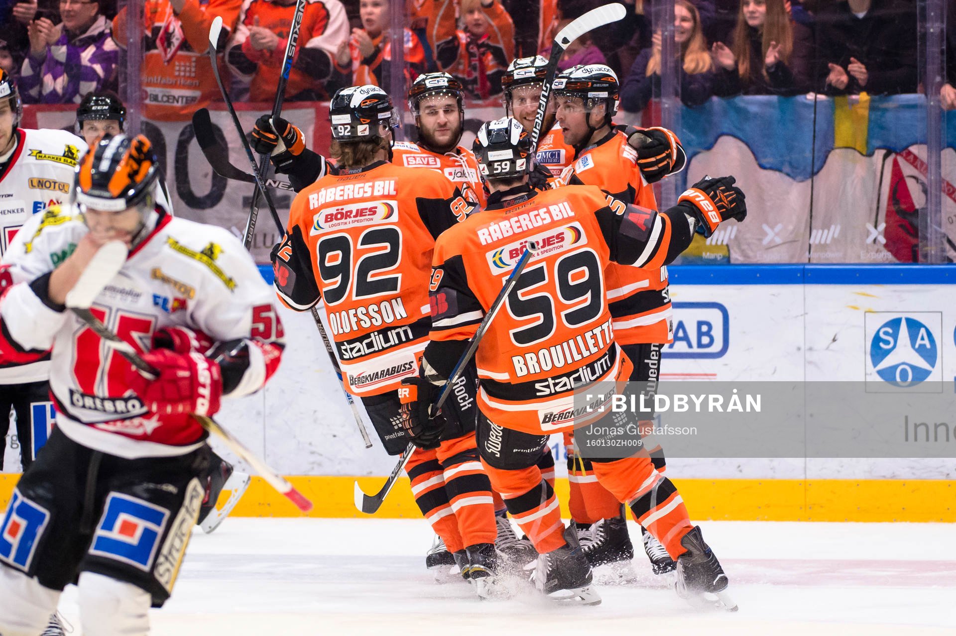 Karlskronas Joachim Rohdin har gjort 1-0