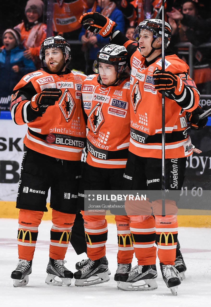 Karlskronas Mattias Guter , Filip Cruseman och Alexander