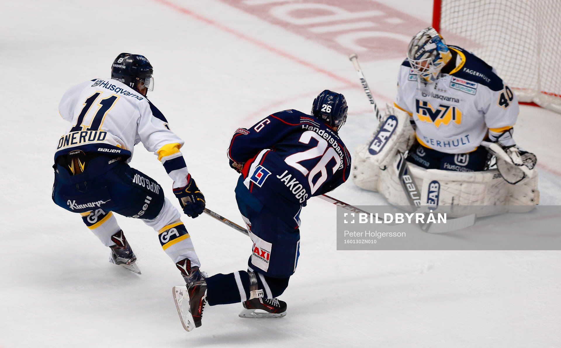 Linköpings FJens Jakobs, Simon Önerud och målvakt Erik