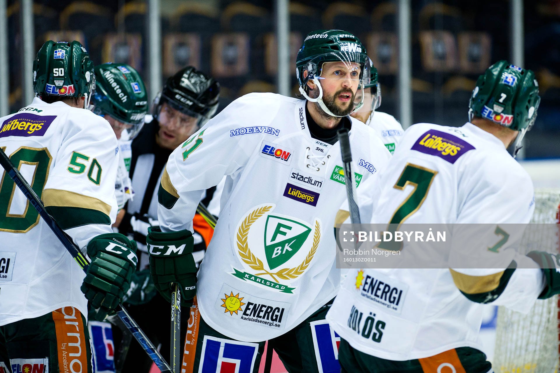 Färjestads Rickard Wallin jublar