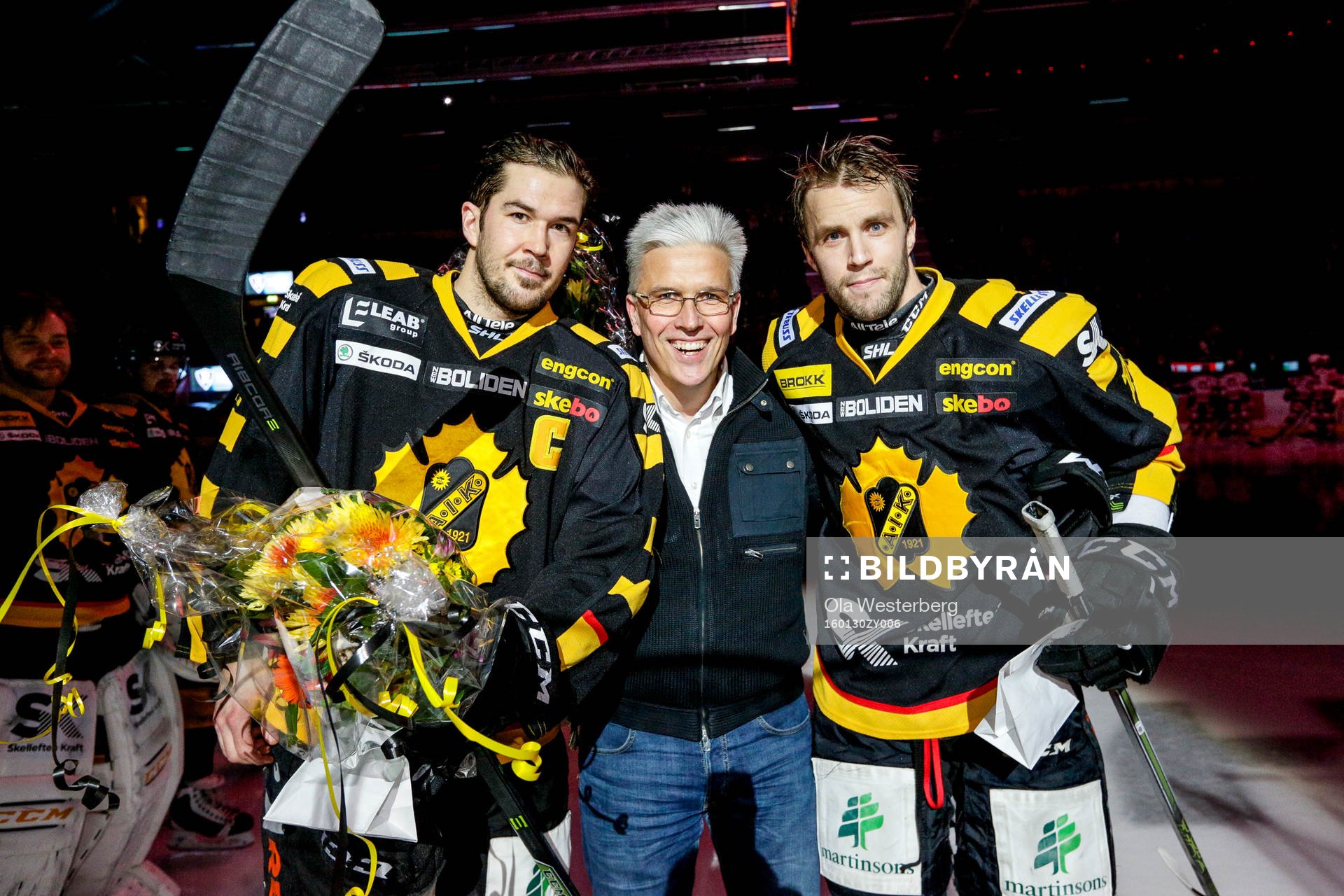 Skellefteås Jimmie Ericsson, Pea Israelsson och Pontus