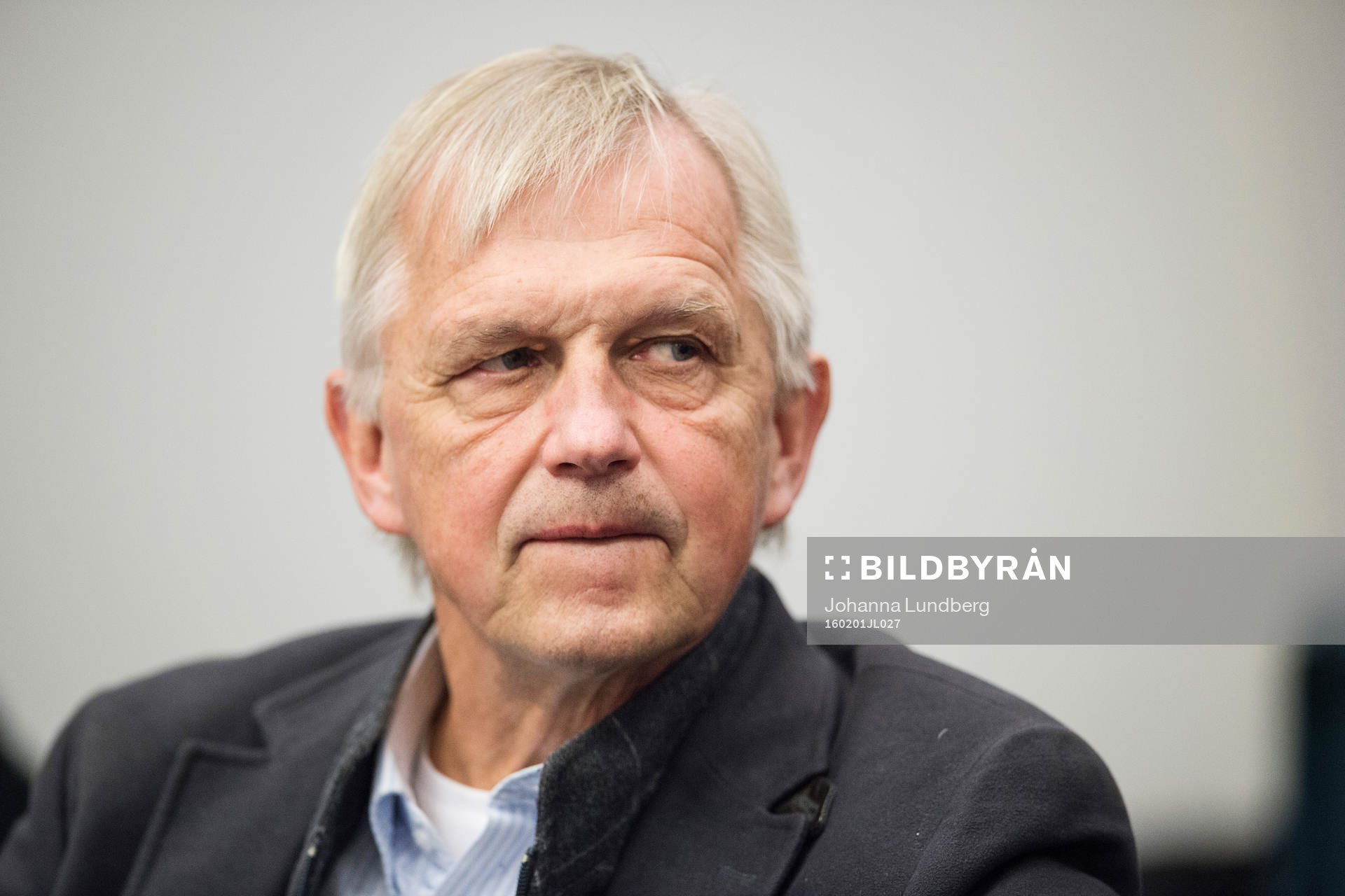 Svenska fotbollsförbundets landslagschef Lars Richt under en presskonferens den 2 februari 2016 i Stockholm.