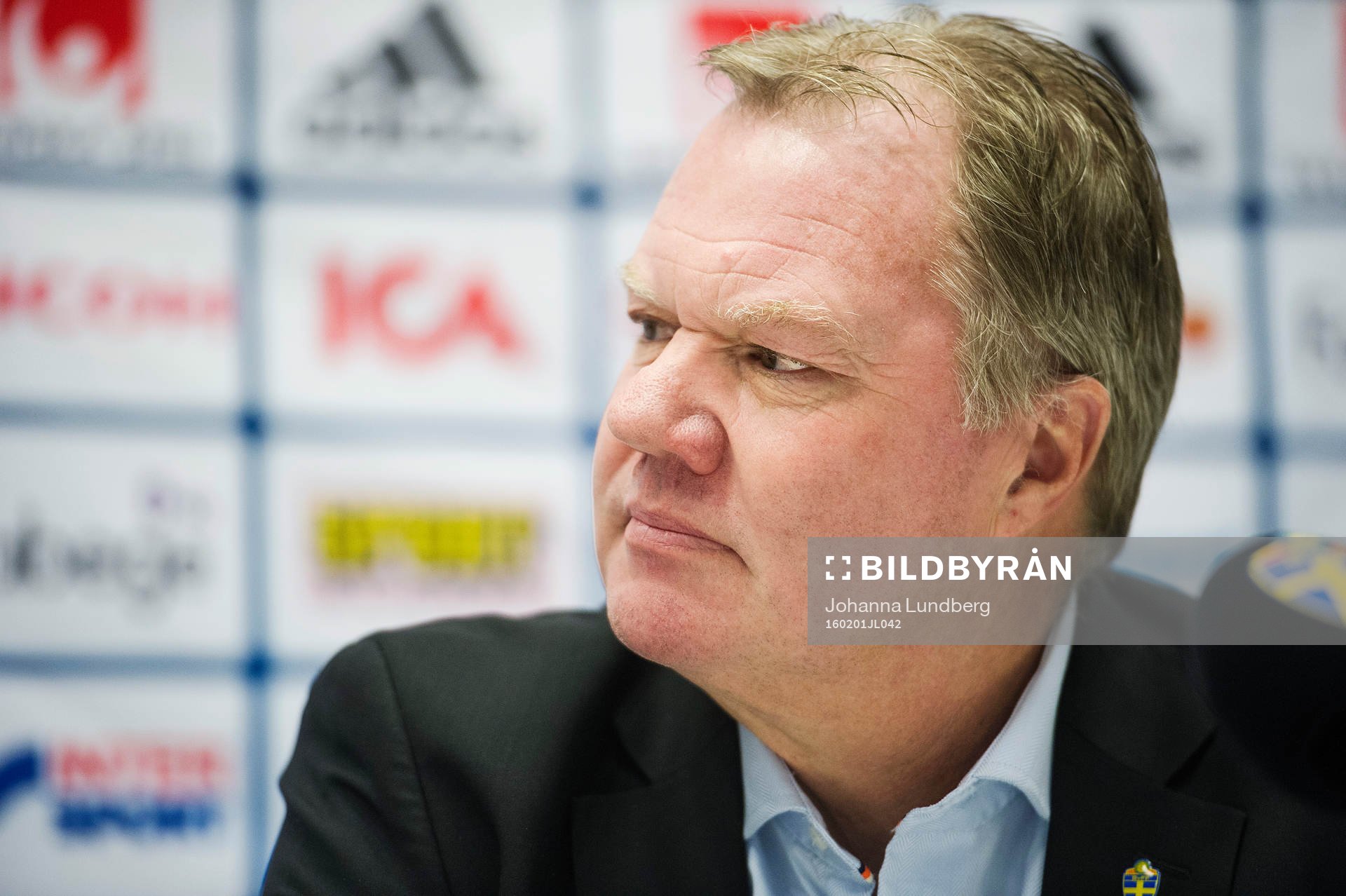 Svenska fotbollsförbundets ordförande Karl-Erik Nilsson