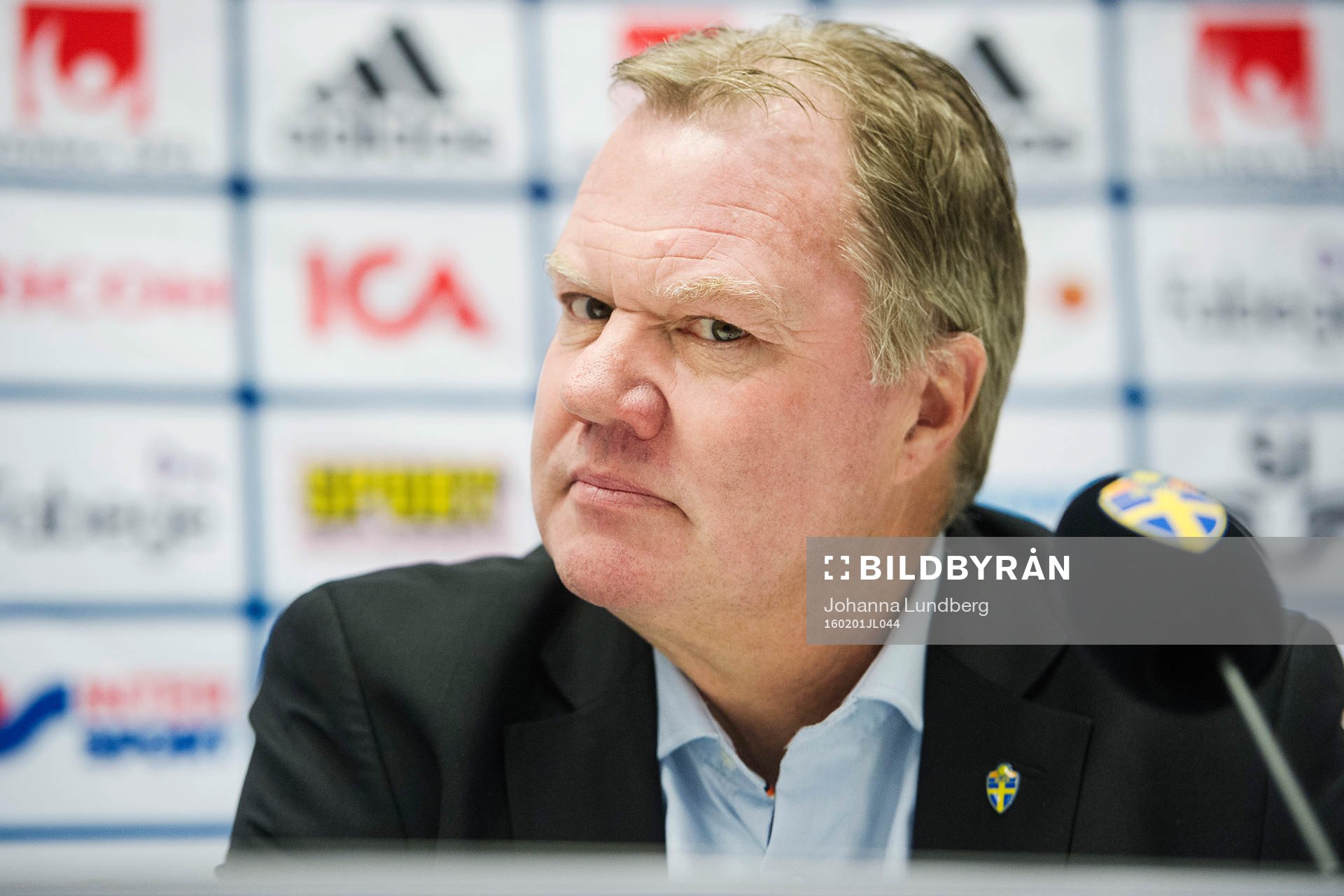 Svenska fotbollsförbundets ordförande Karl-Erik Nilsson