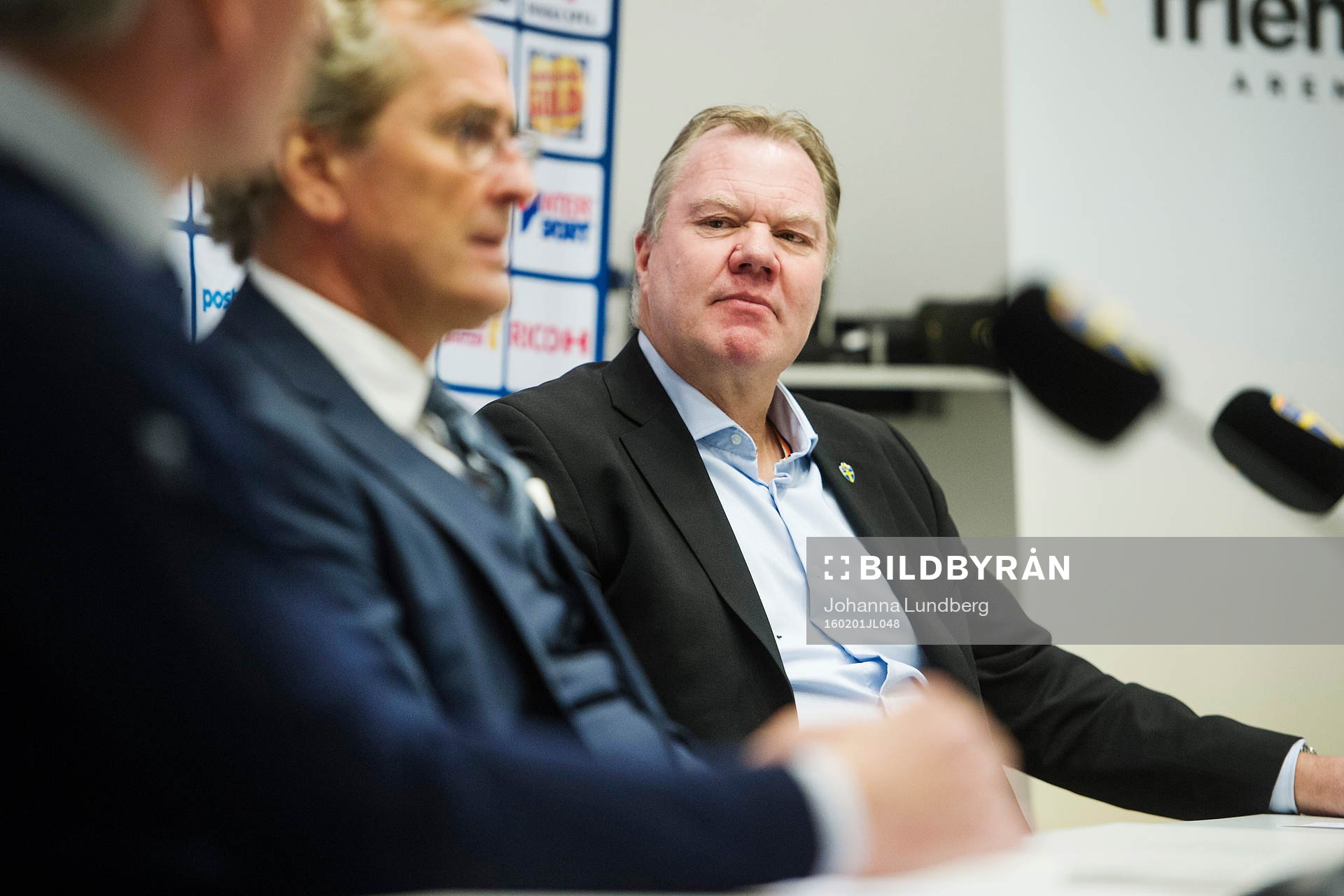 Svenska fotbollsförbundets ordförande Karl-Erik Nilsson