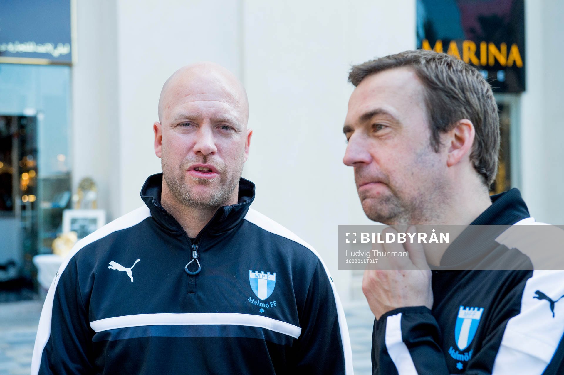 Malmö FFs assisterande tränare Olof Persson och tränaren