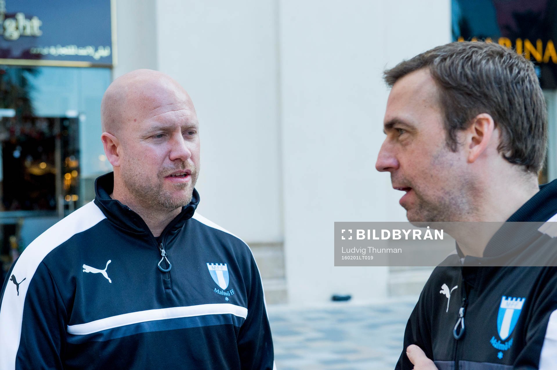 Malmö FFs assisterande tränare Olof Persson och tränaren