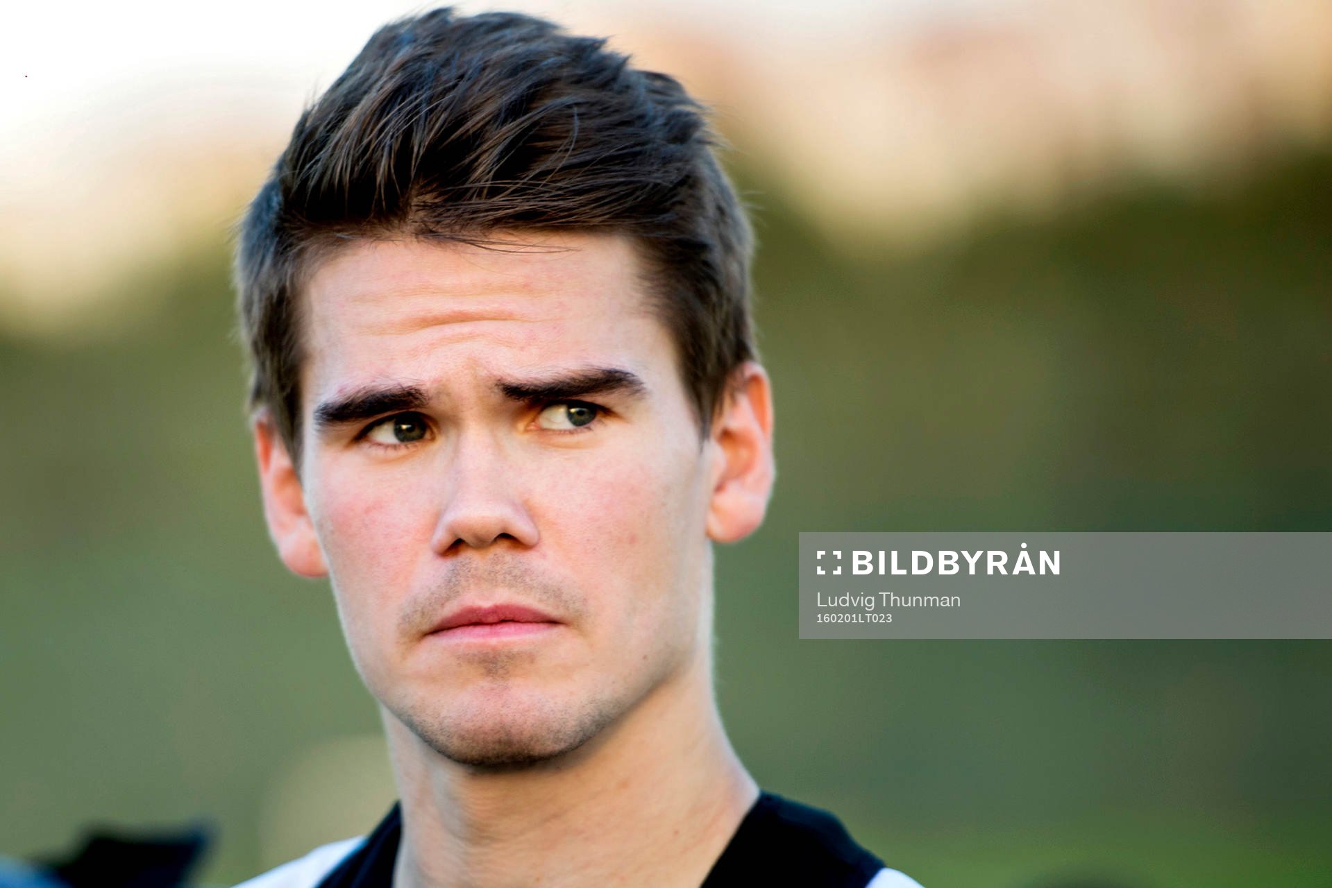 Malmö FFs Vidar Örn Kjartansson under en träning den 1 februari 2016 i Dubai.