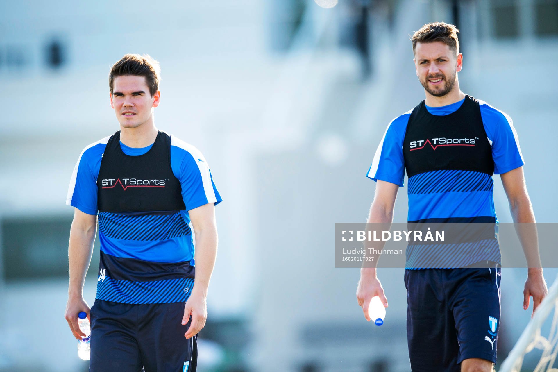 Malmö FFs Vidar Örn Kjartansson och Kári Árnason