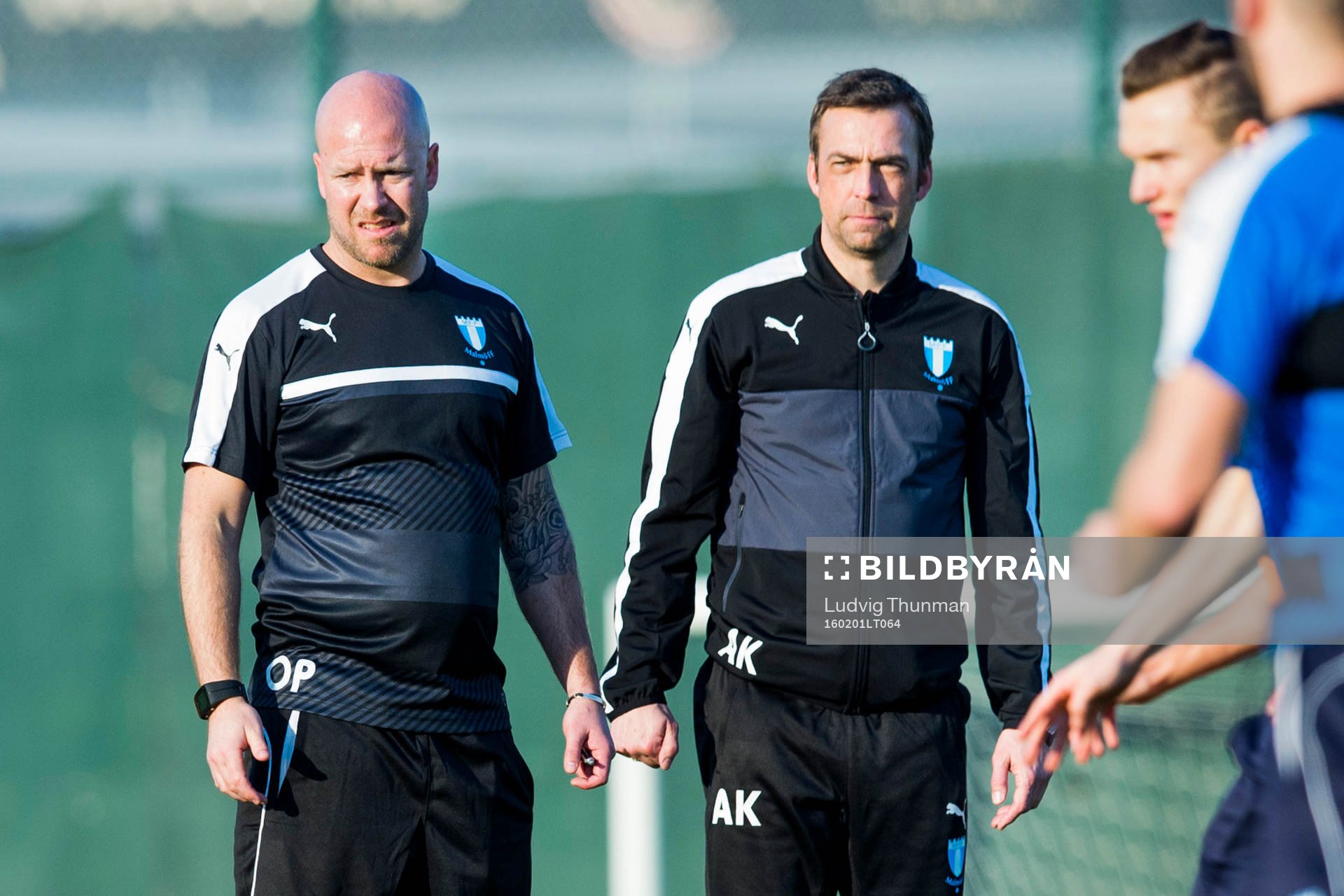 Malmö FFs assisterande tränare Olof Persson och tränare
