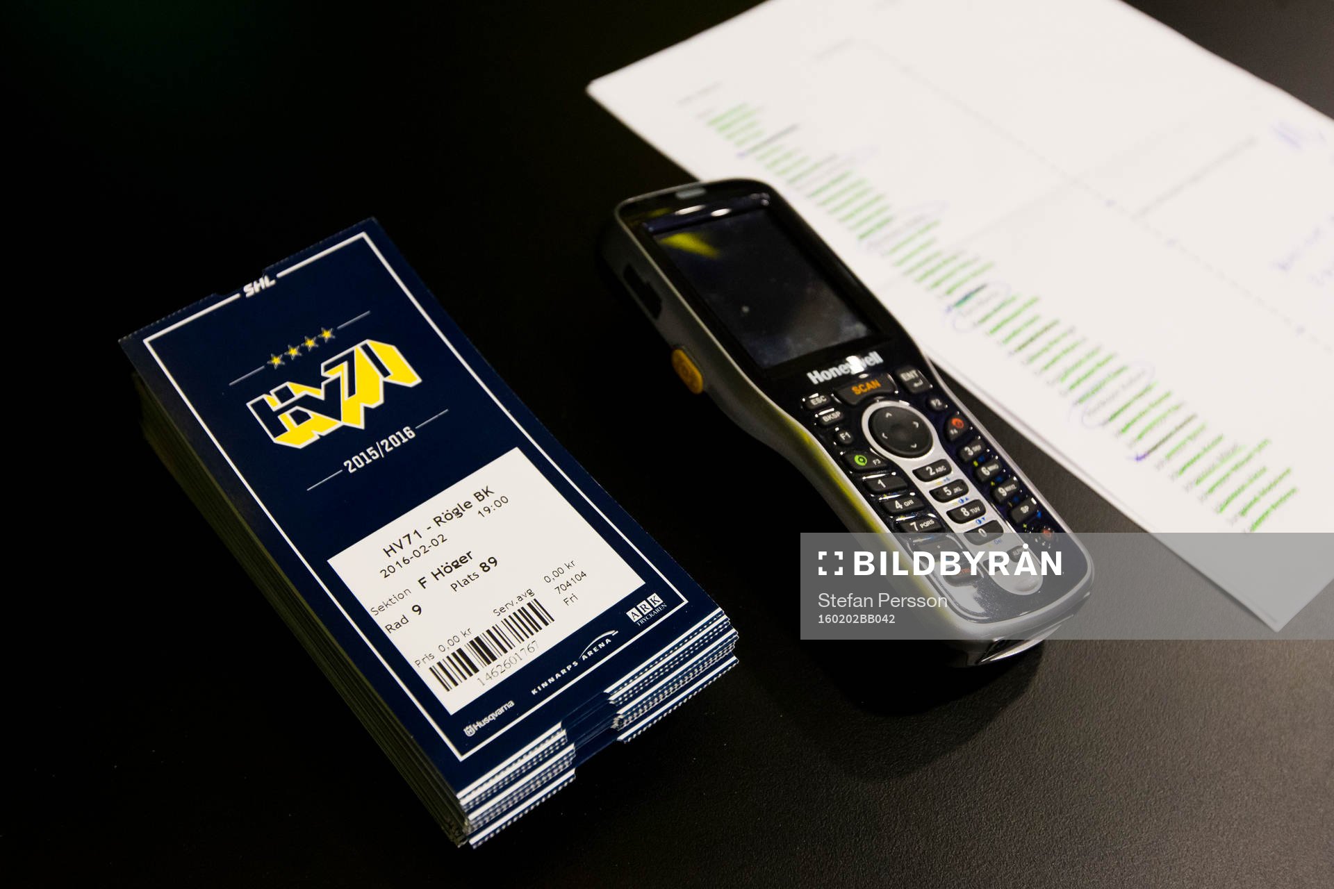Biljetter och biljettscanner