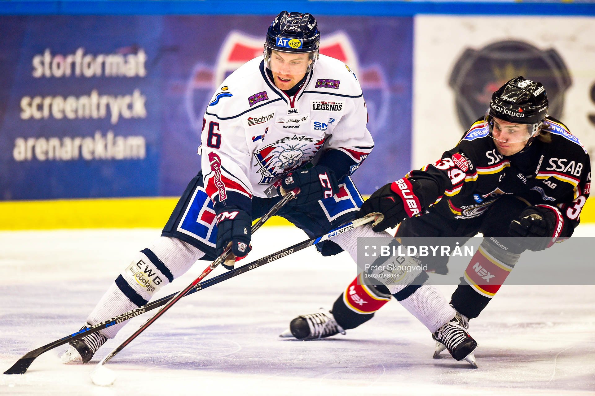 Linköpings Jens Jakobs och Luleås Pontus Själin