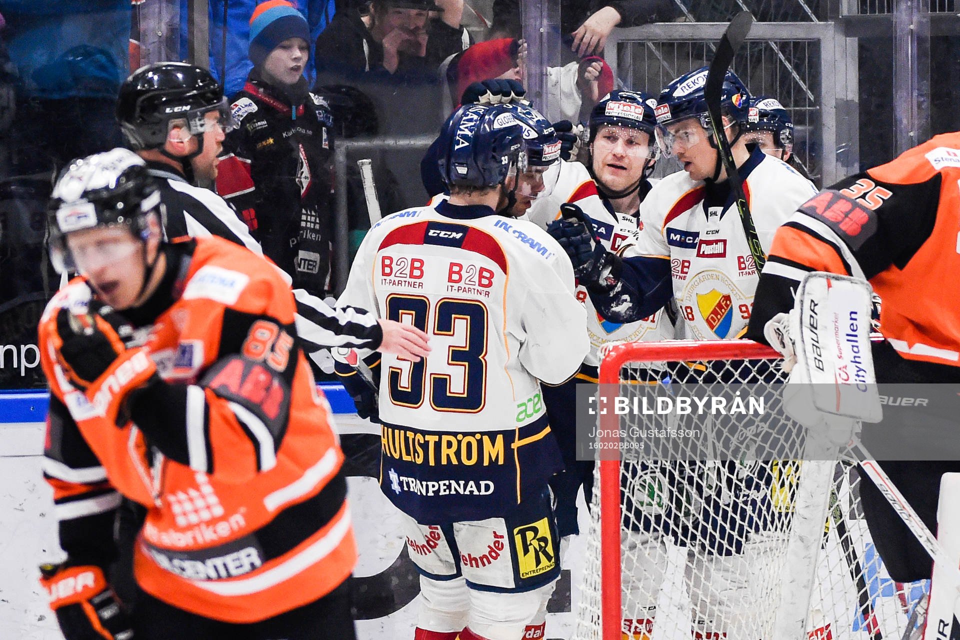 Djurgårdens spelare jublar