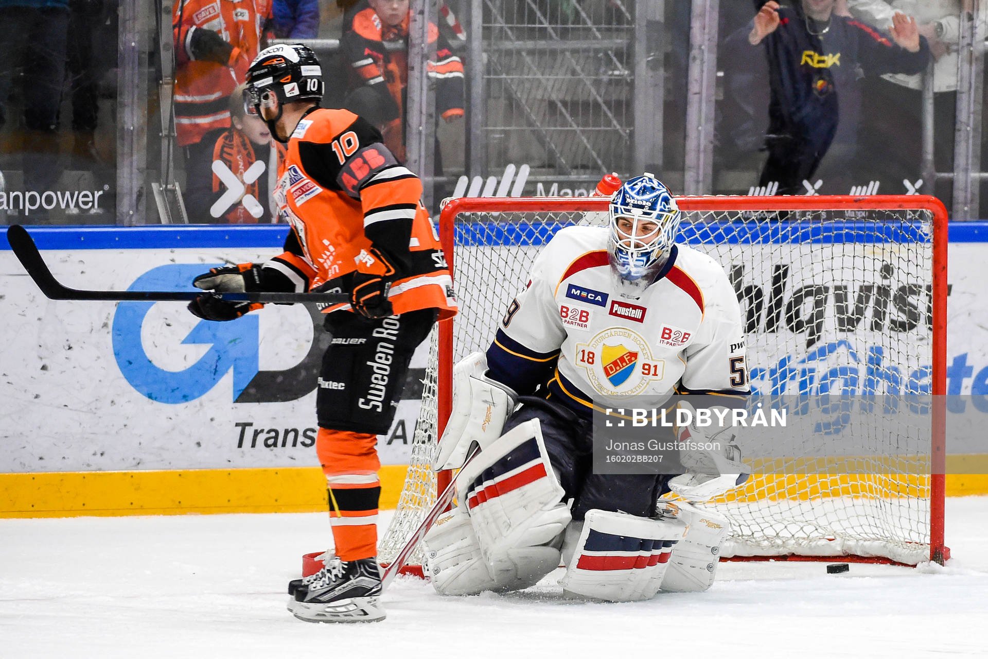 under ishockeymatchen i SHL mellan Karlskrona och