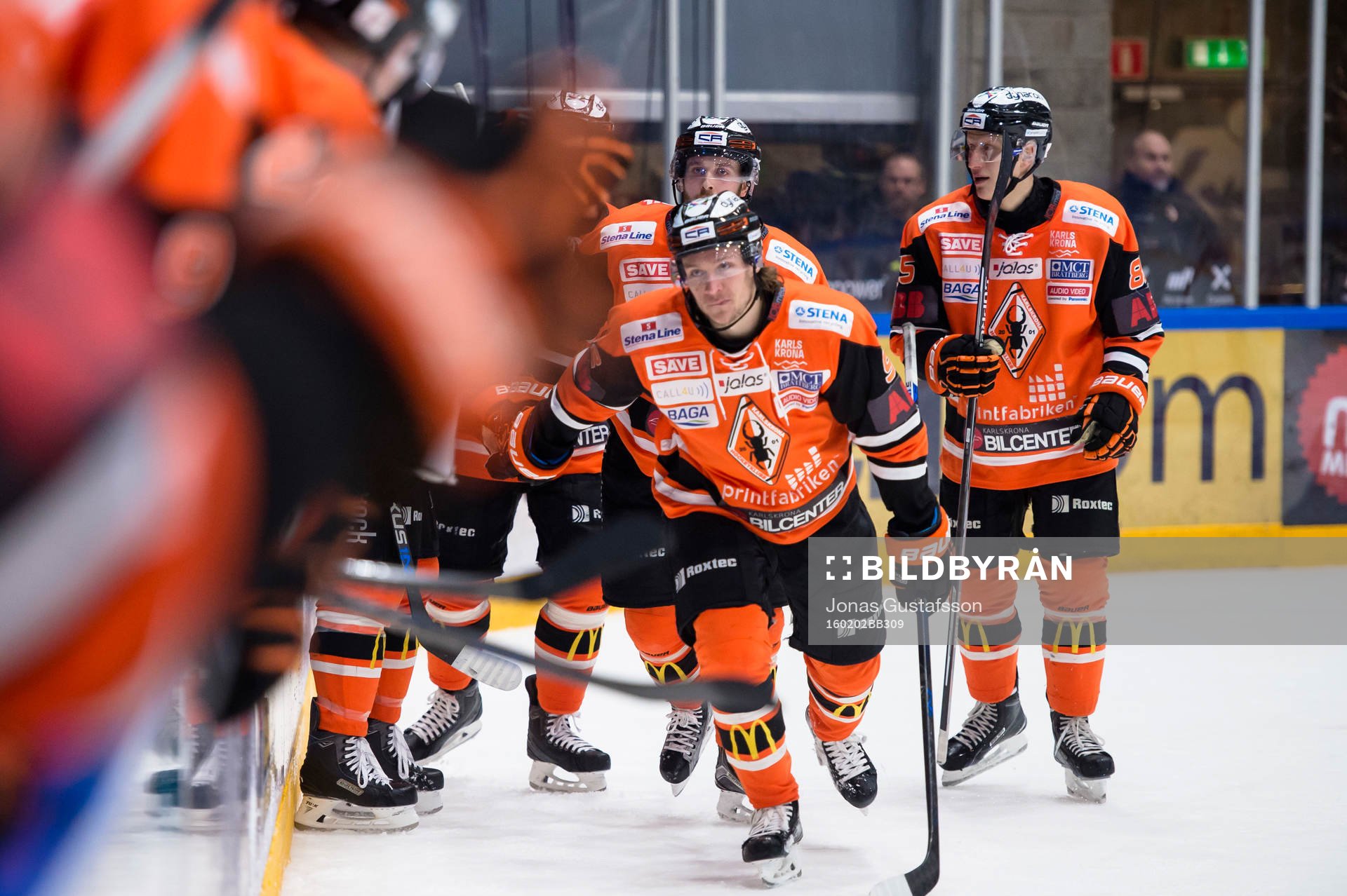Karlskronas Jesper Olofsson jublar