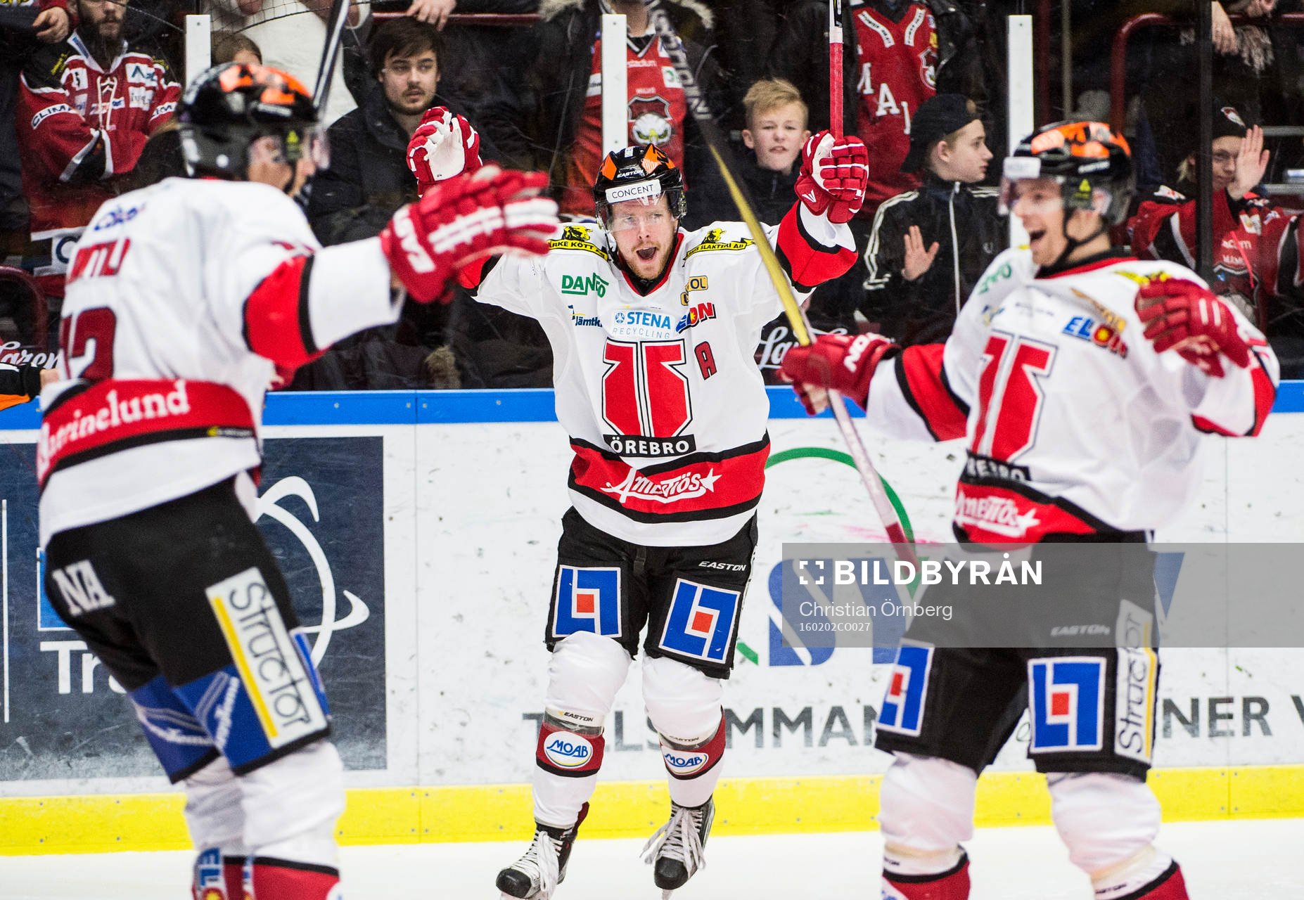 Örebros Marko Anttila, Anders Eriksson och Kalle Olsson