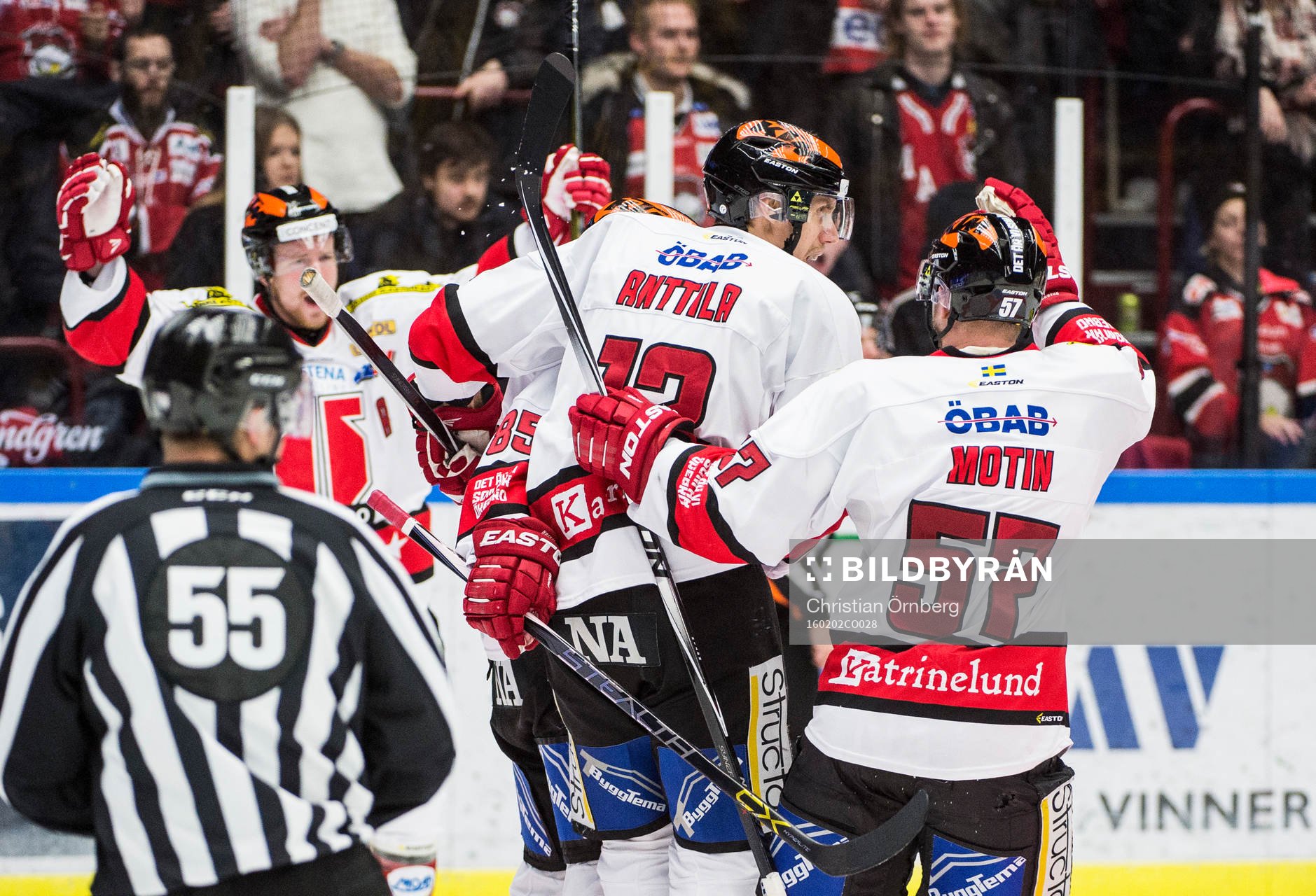 Örebros Marko Anttila, Kalle Olsson, Anders Eriksson och