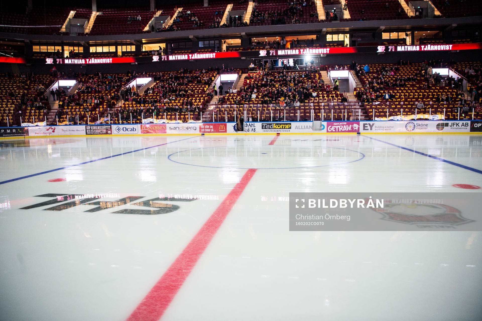 Malmö Arena innan ishockeymatchen i SHL mellan Malmö