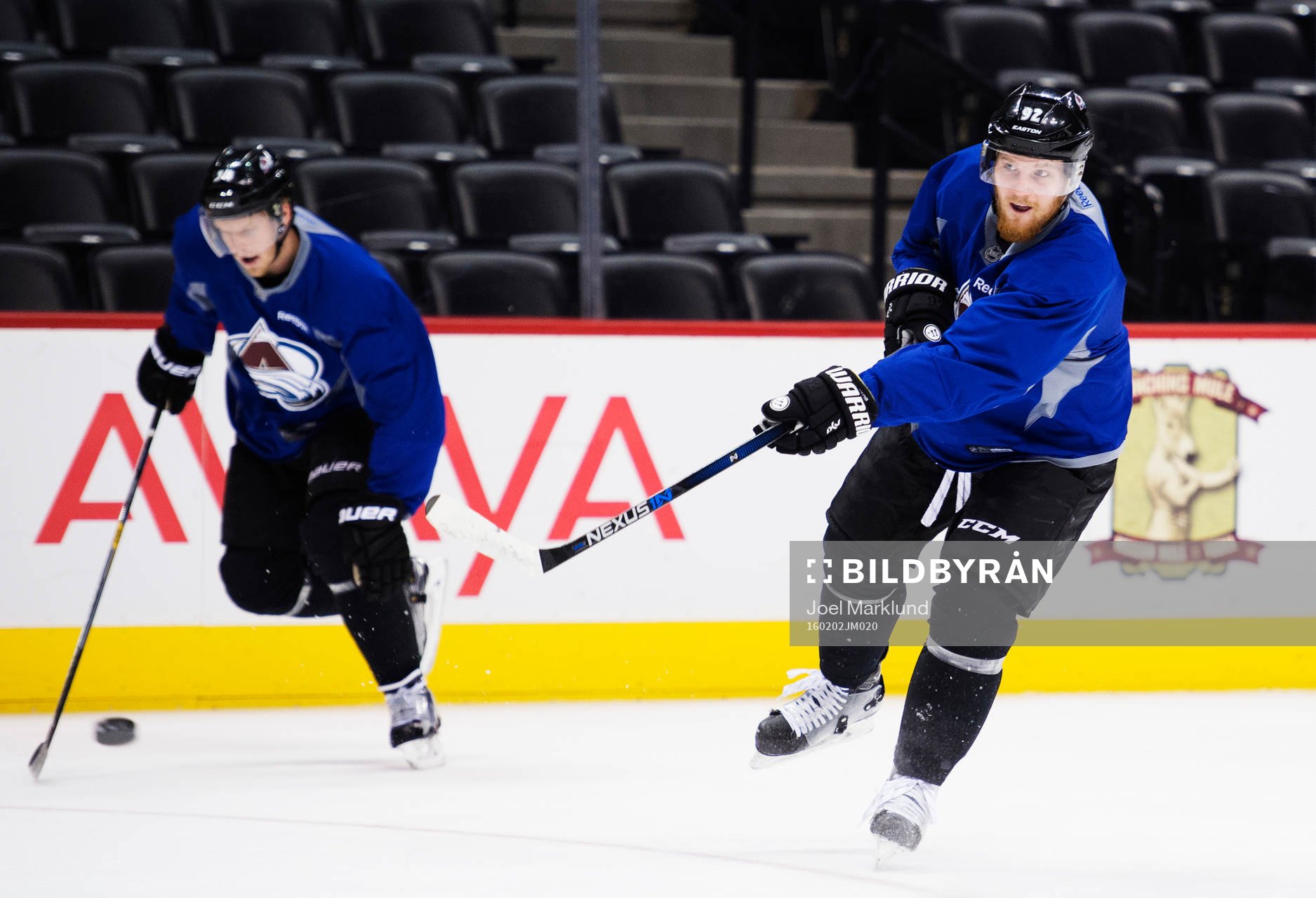 Carl Söderberg och Gabriel Landeskog