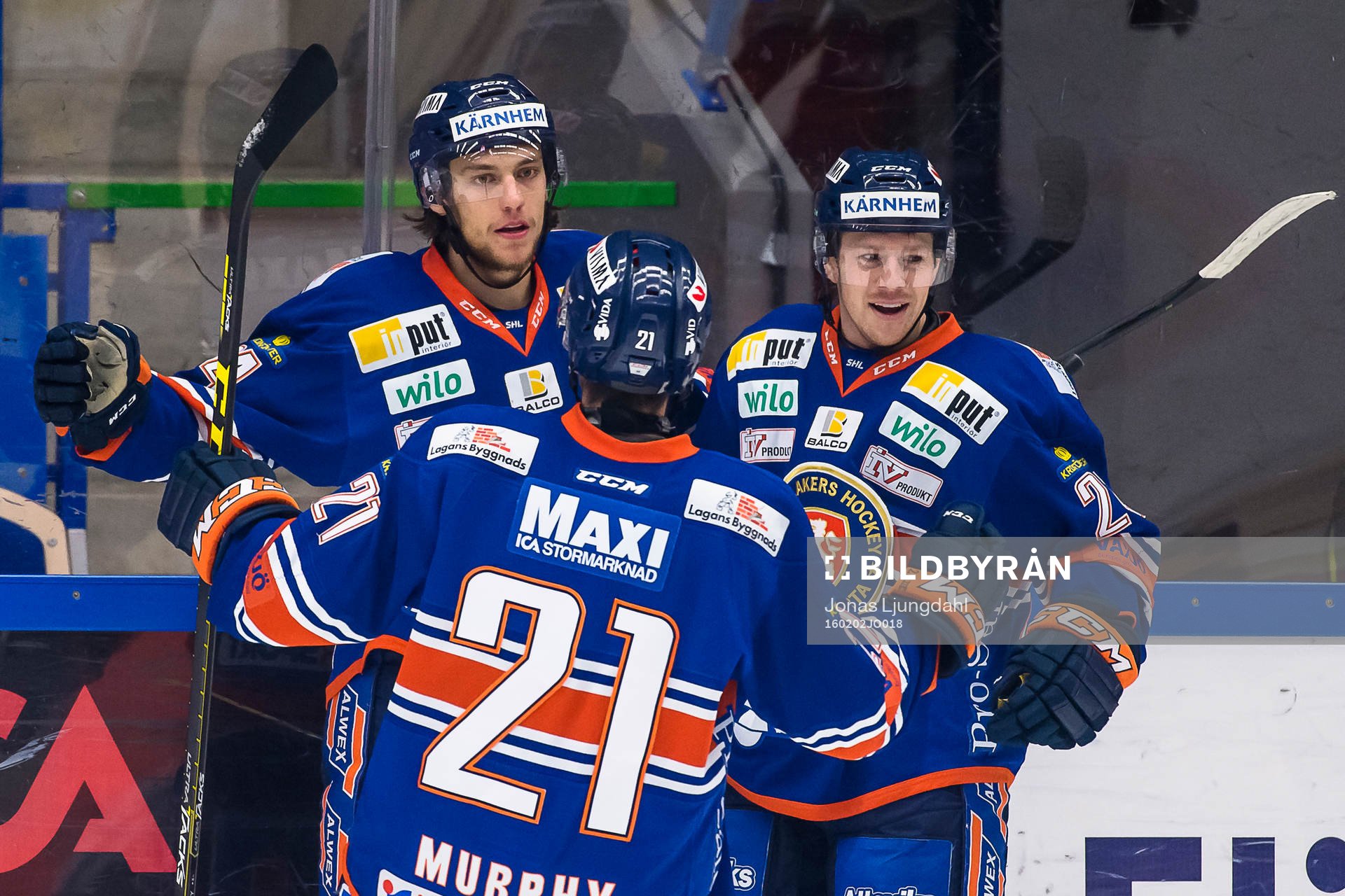 Växjös Eric Martinsson jublar