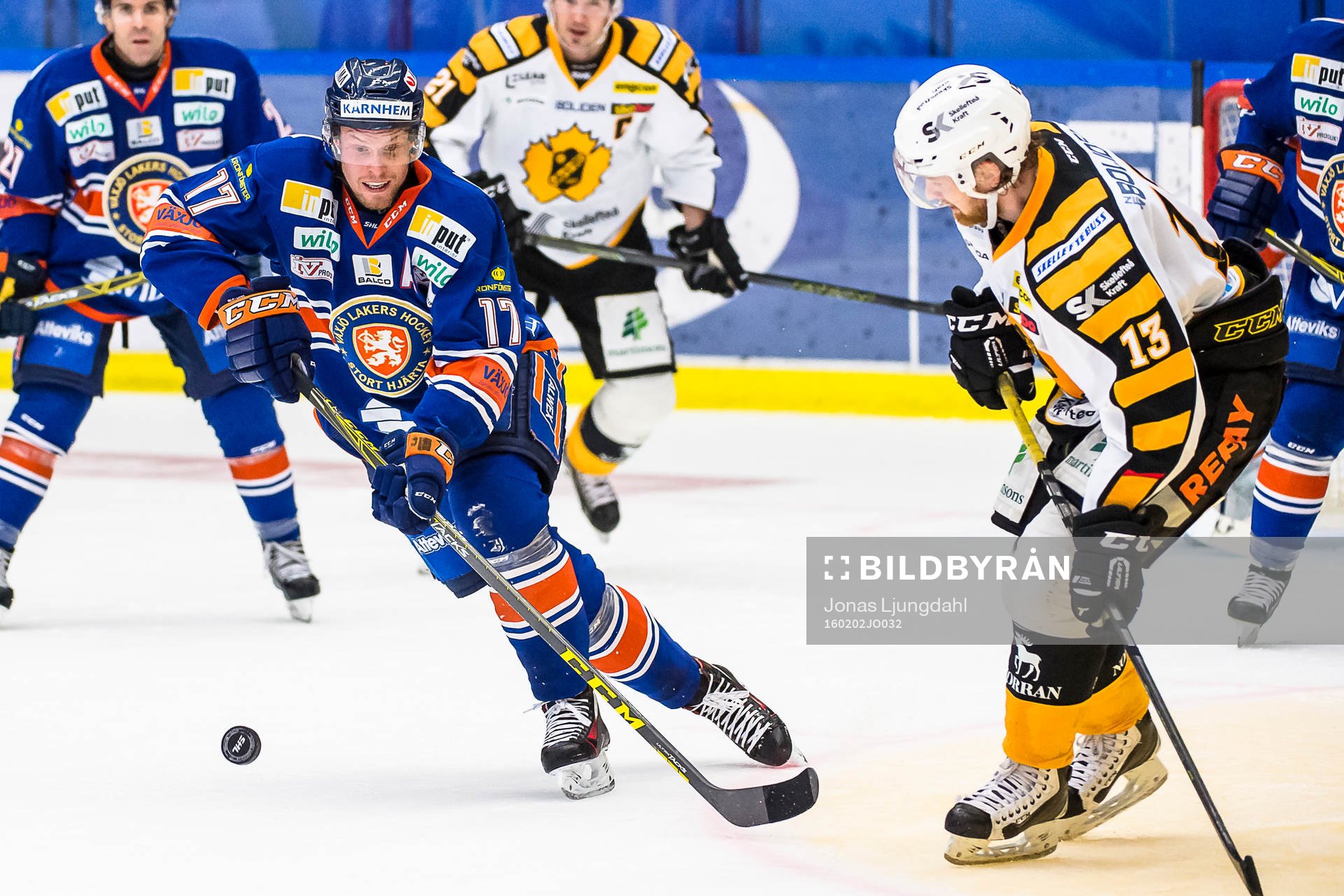 Växjös Alexander Johansson och Skellefteås Mattias