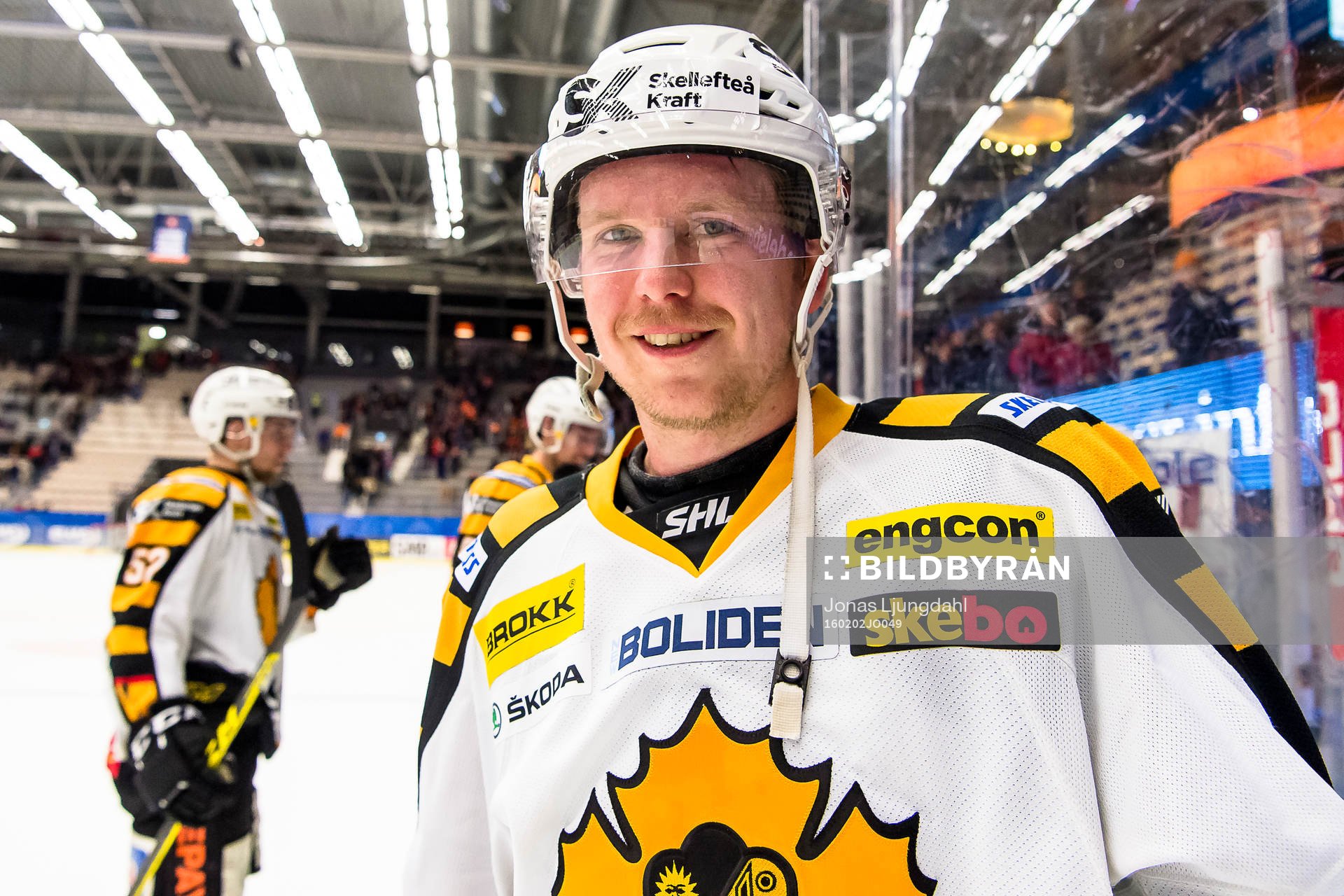 Skellefteås Tim Heed jublar