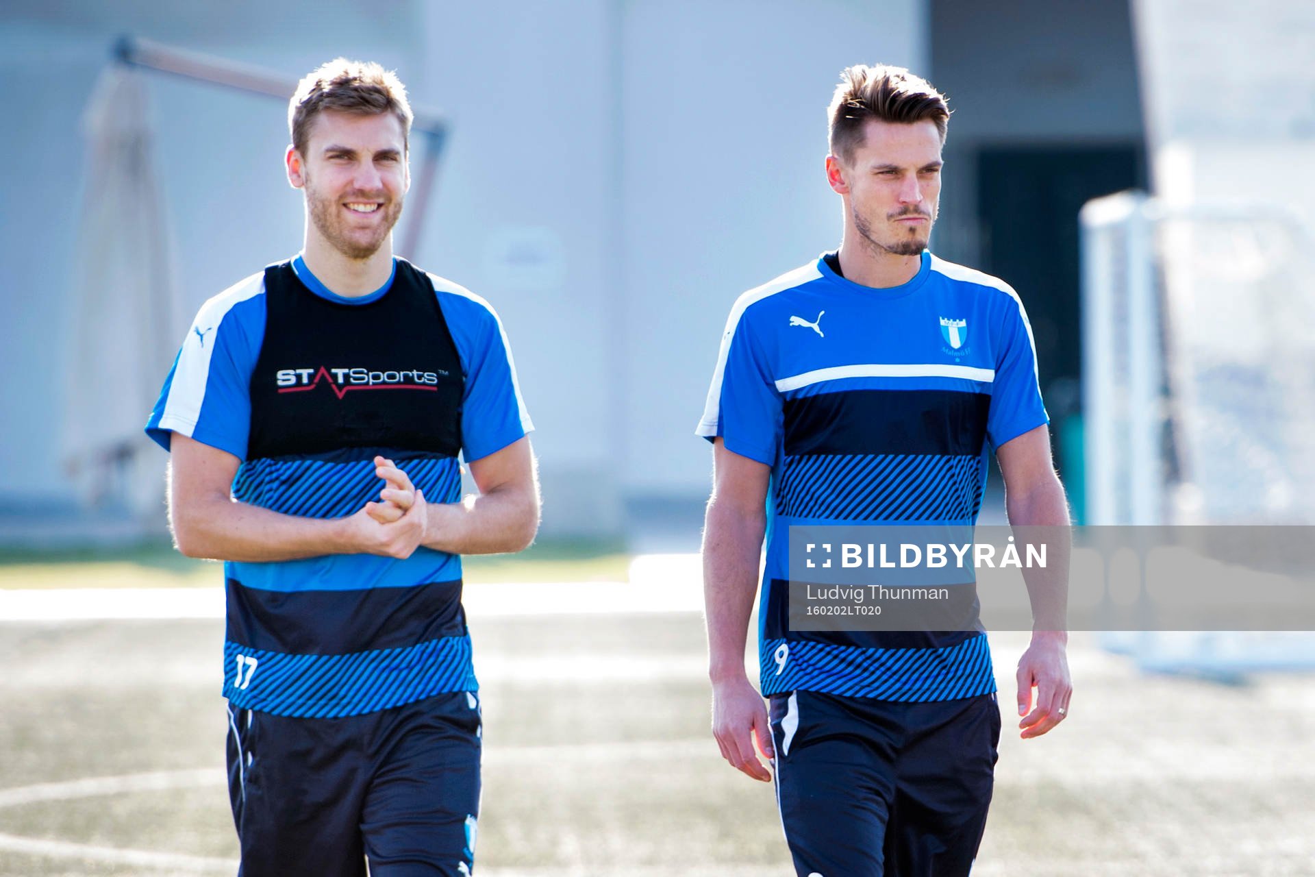 Malmö FFs Rasmus Bengtsson och Markus Rosenberg