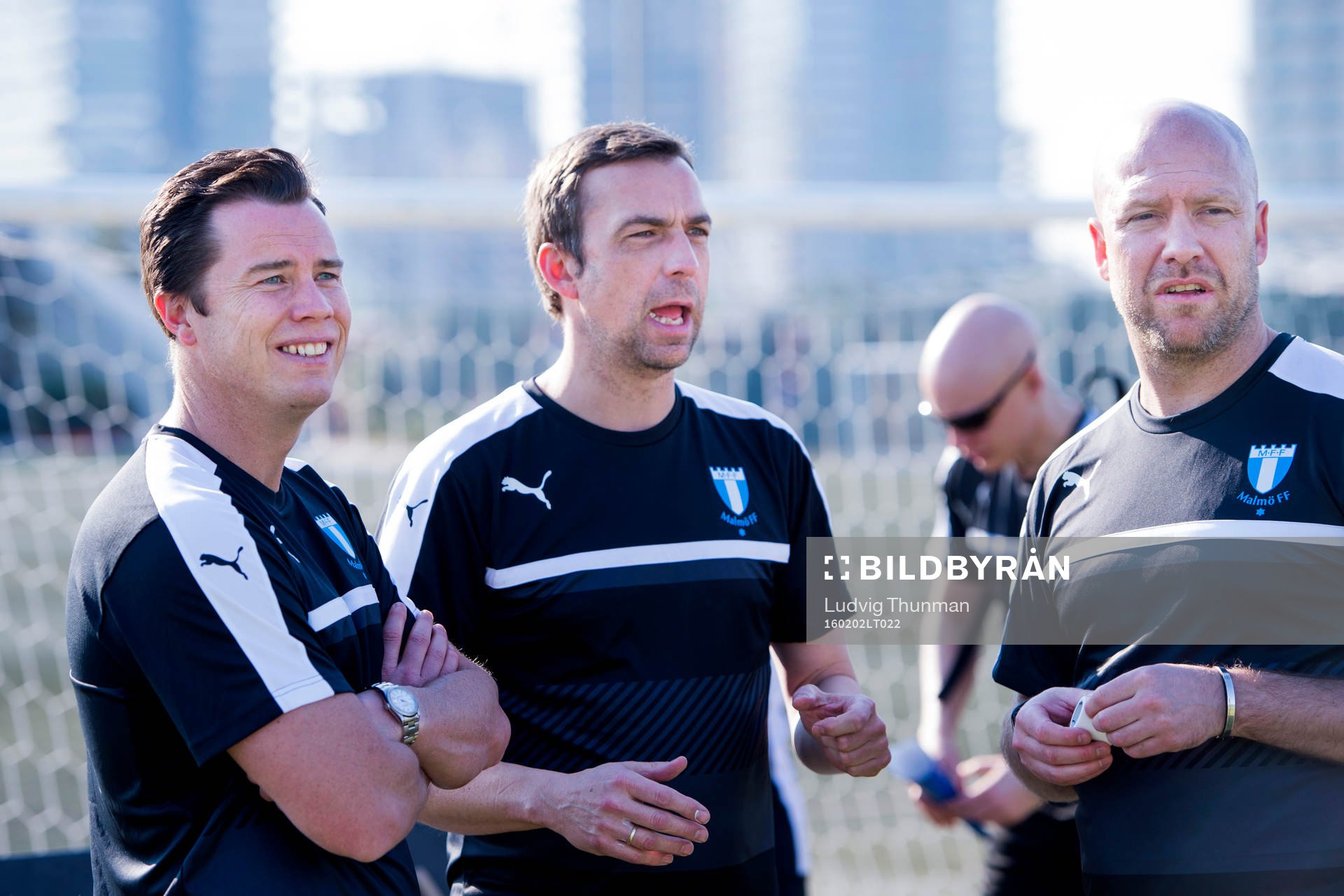 Malmö FFs sportchef Daniel Andersson, tränare Allan Kuhn