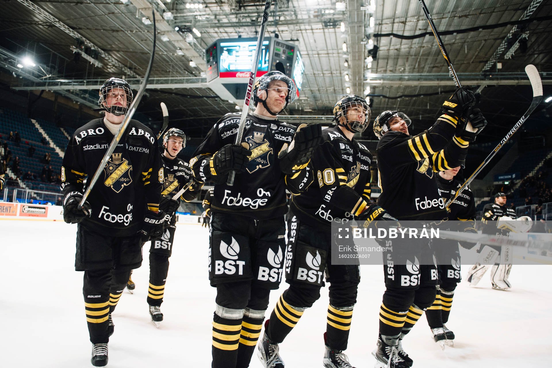s Jesper Bratt, Fredrik Hynning, Nicklas Sjölund och