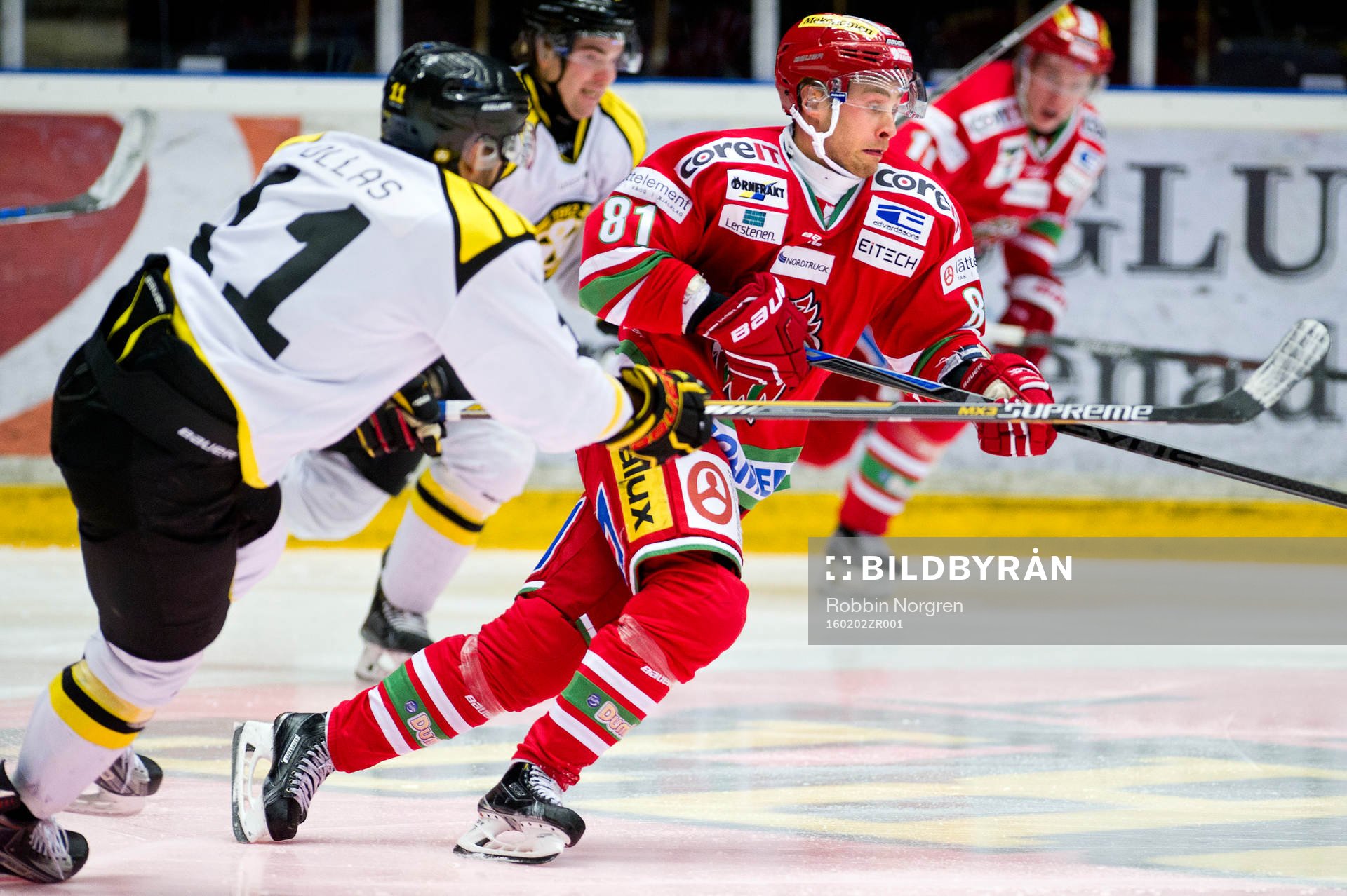 Brynäs Jesper Ollas och Modos Ilari Filppula