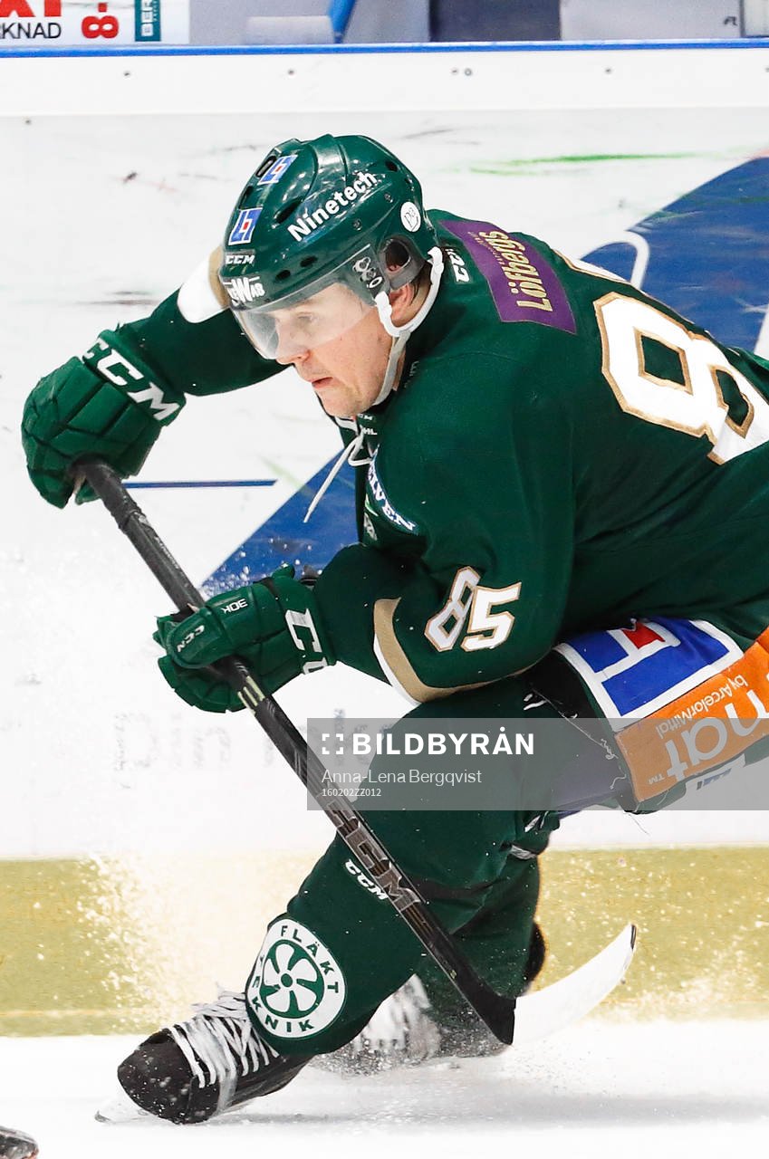 Stilstudie av Färjestads Mikael Johansson