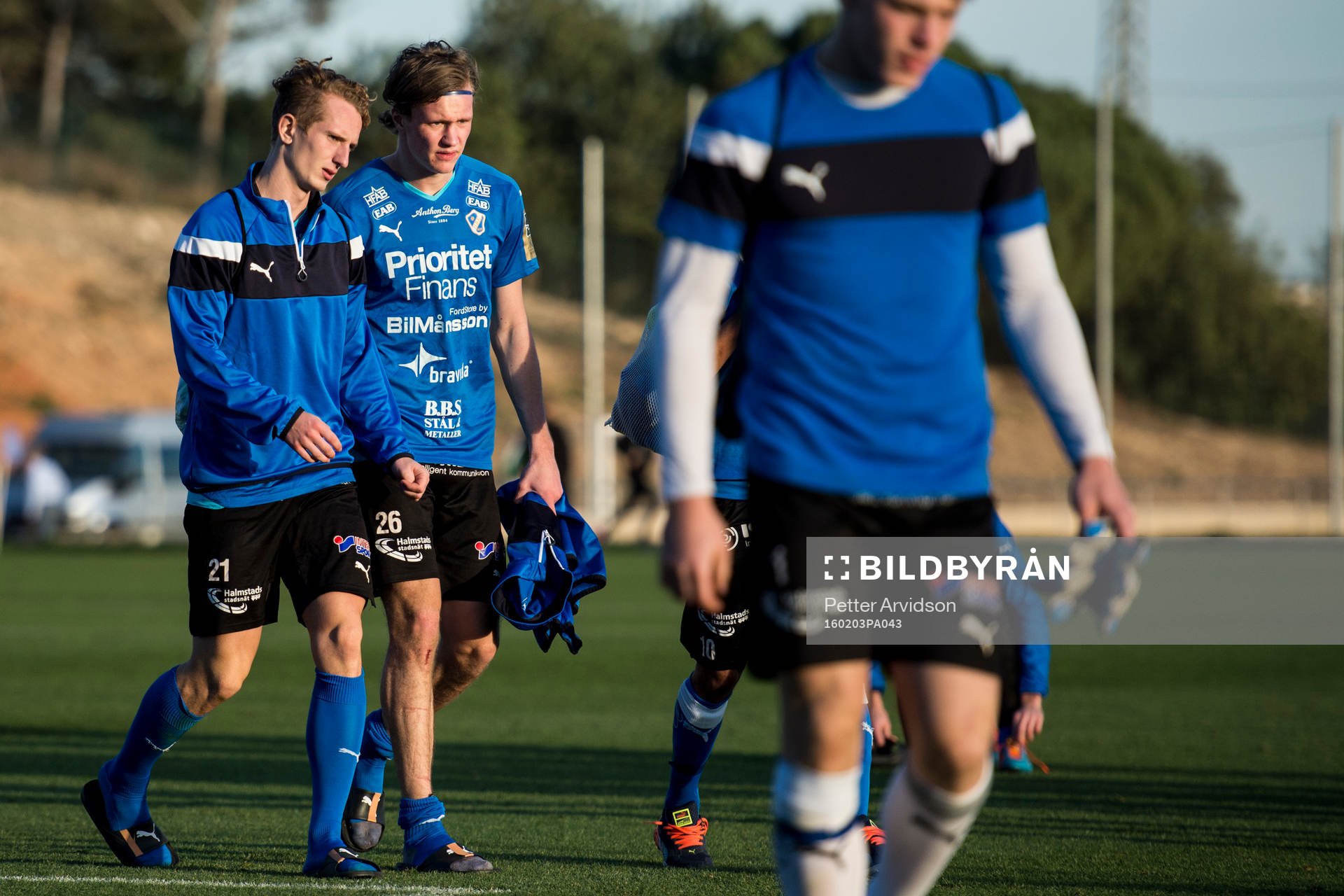 Halmstads Andreas Bengtsson och Alexander Berntsson deppar