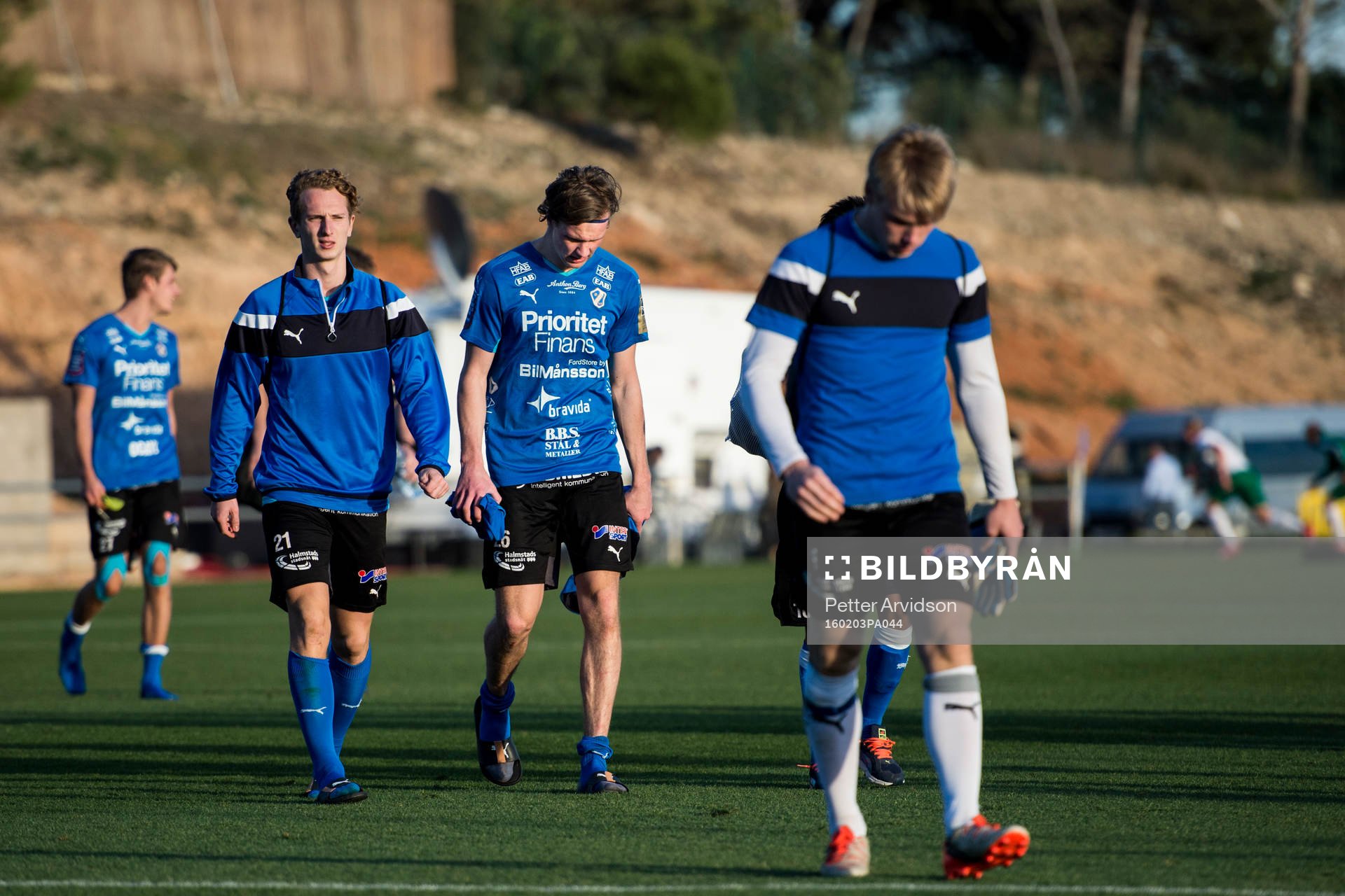 Halmstads Andreas Bengtsson och Alexander Berntsson deppar