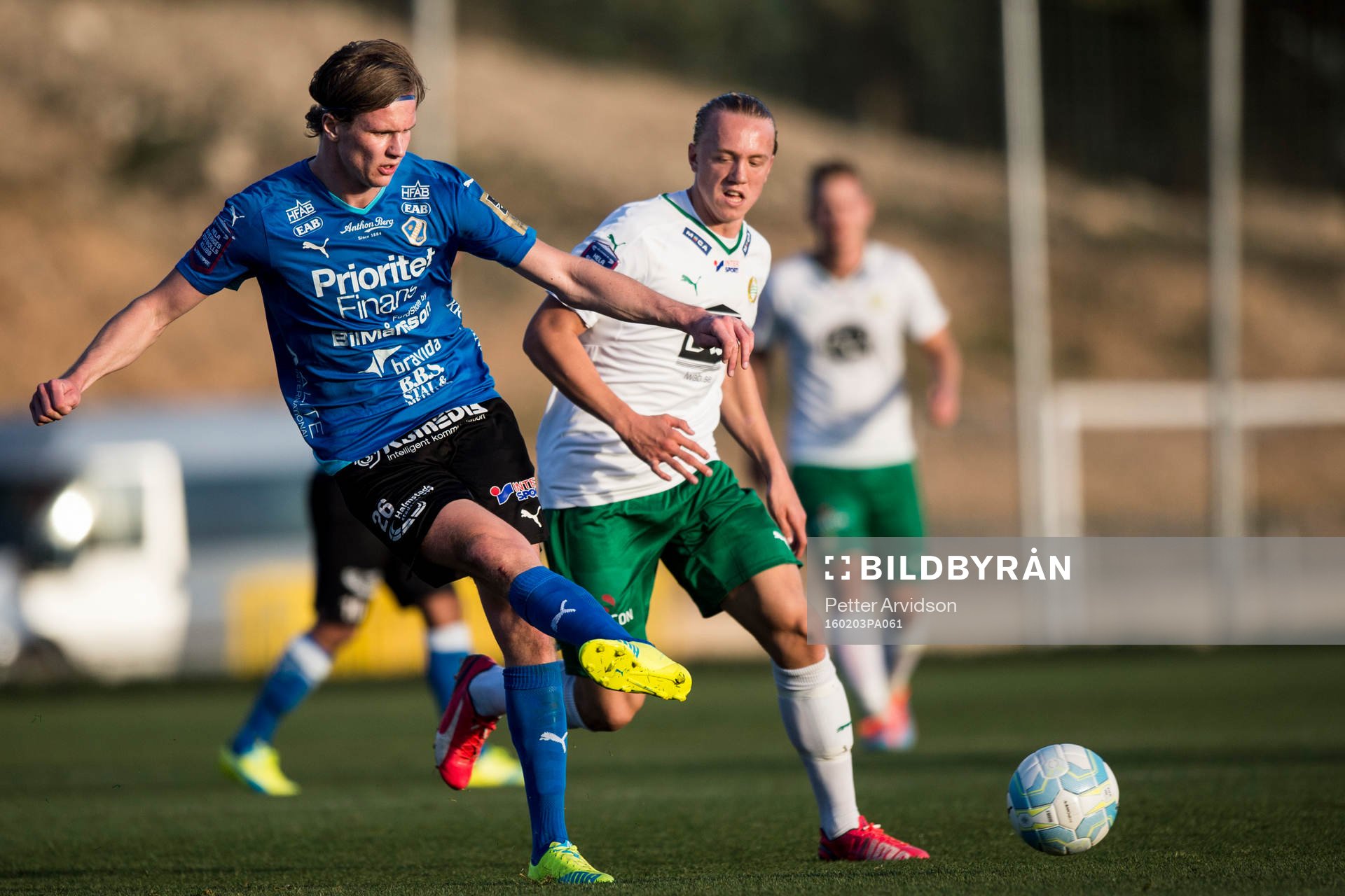 Halmstads Alexander Berntsson och Hammarbys Isac Lidberg