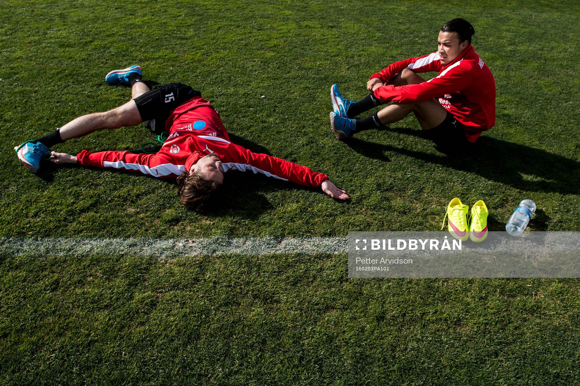 Linus Hallenius och Matthew Rusike