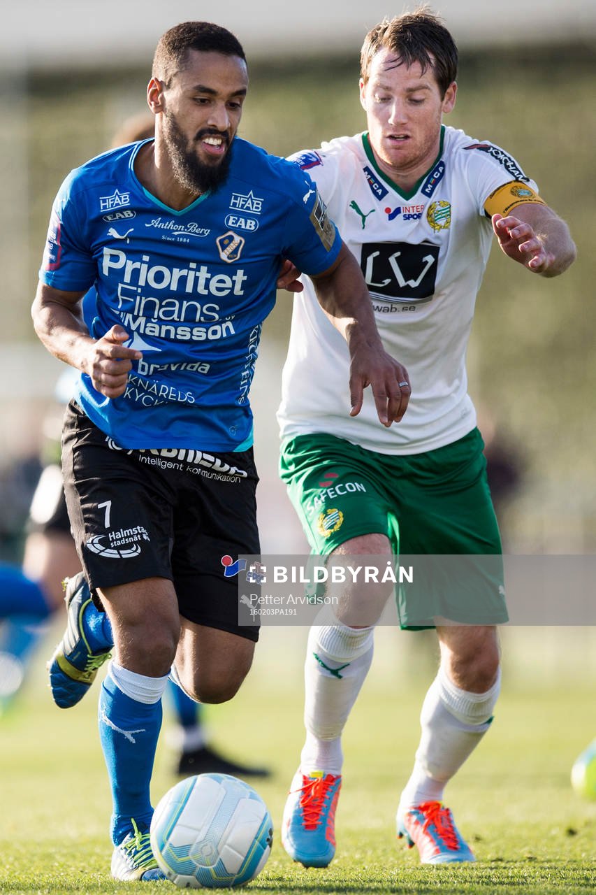 Halmstads Junes Barny och Hammarbys Johan Persson