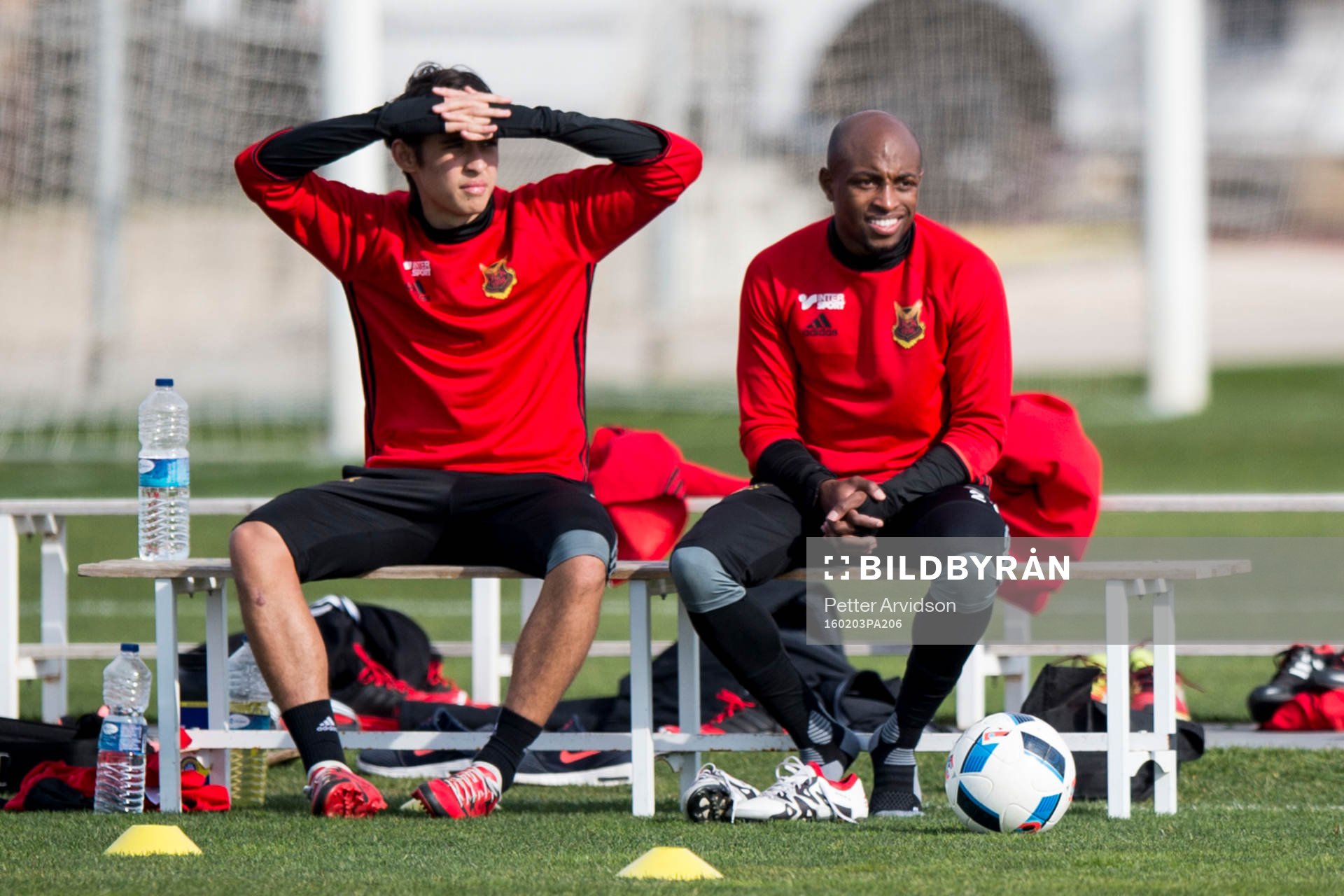 Östersunds Sebastian Lundbäck och Fouad Bachirou