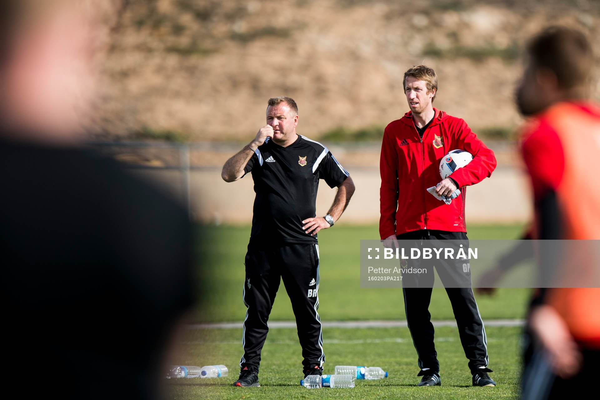 Östersunds assisterande tränare Billy Reid och tränare