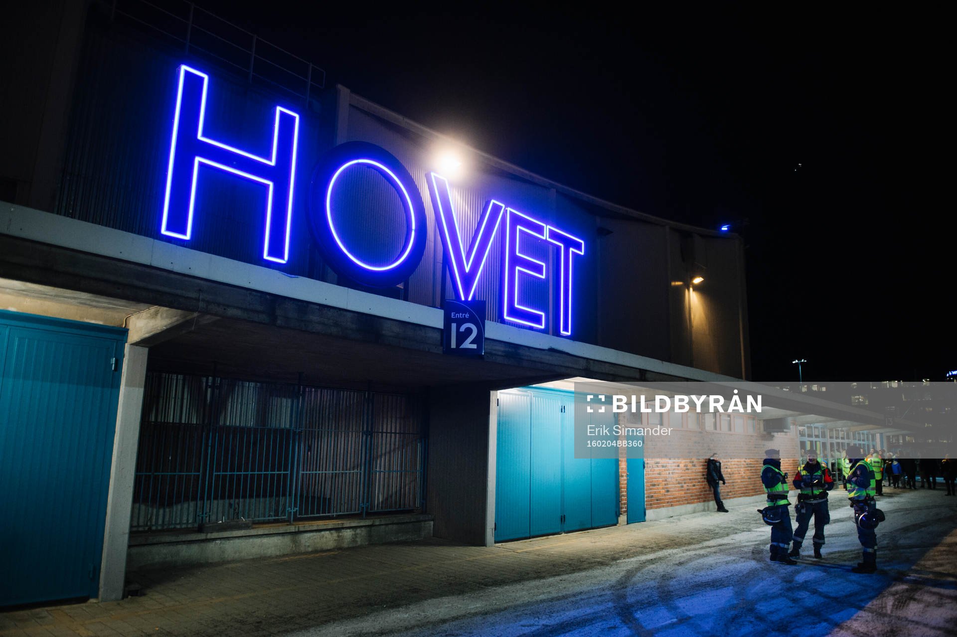 under ishockeymatchen i SHL mellan Djurgården och Rögle