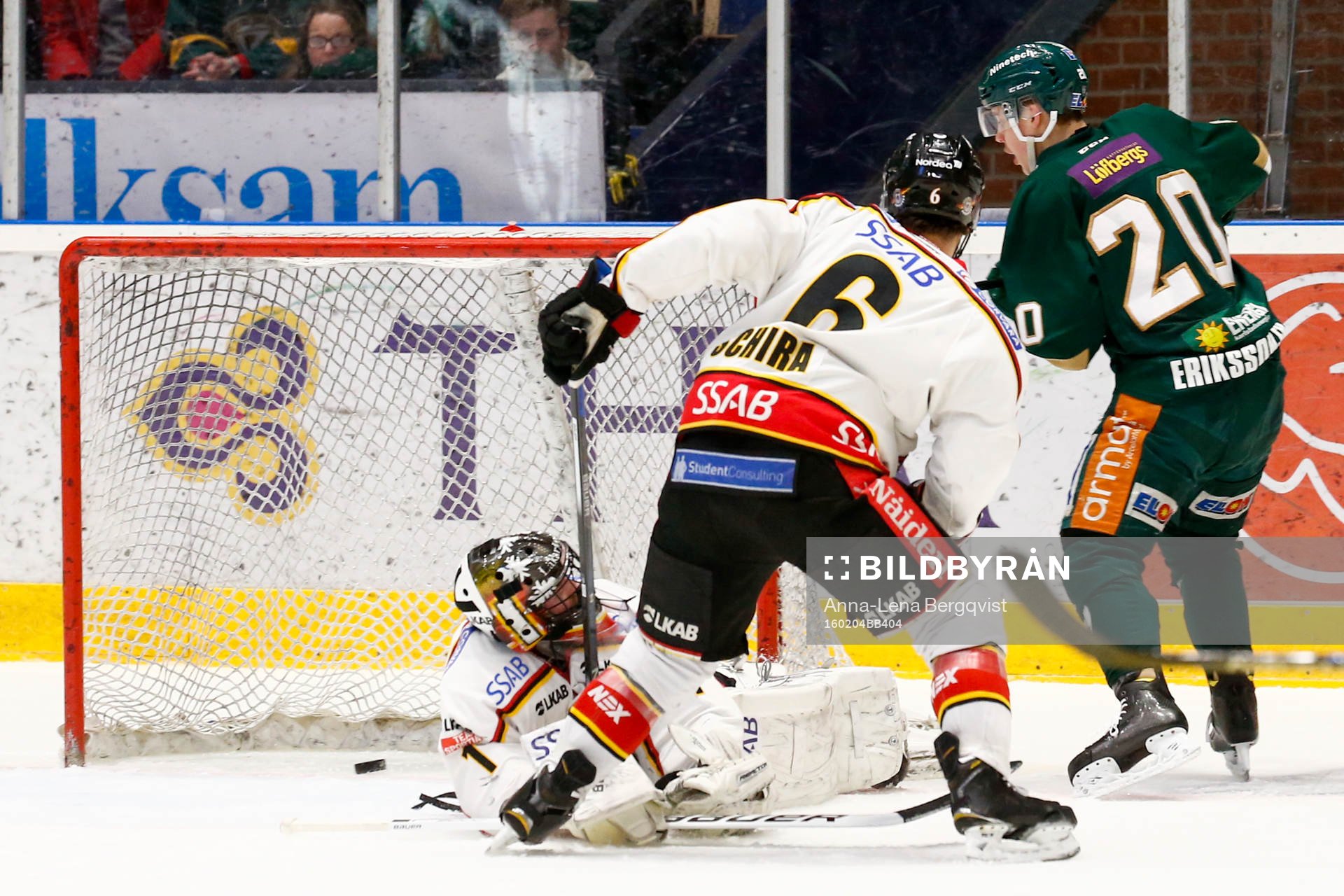 Färjestads Joel Eriksson Ek gör mål