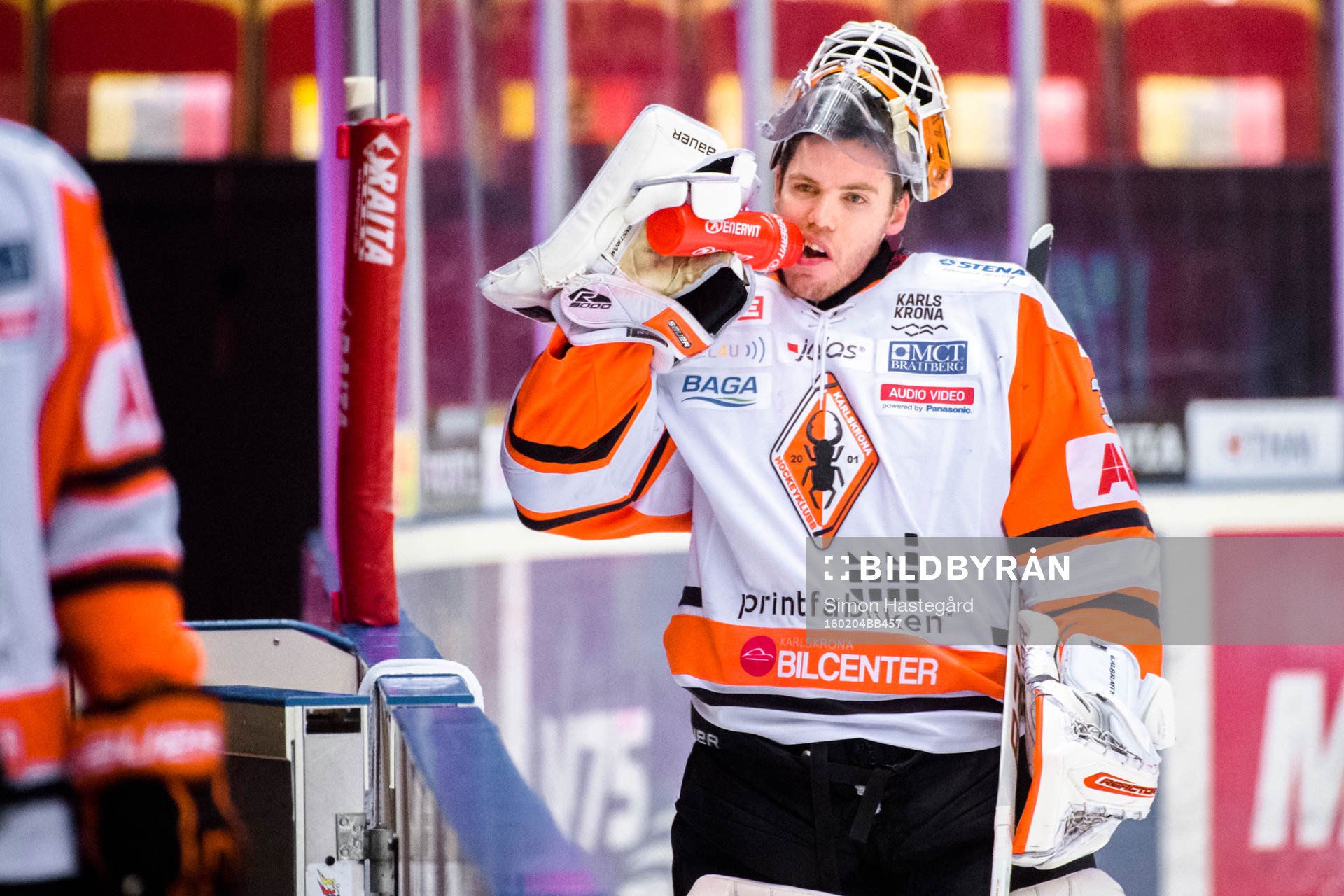 Karlskronas målvakt Linus Fernström